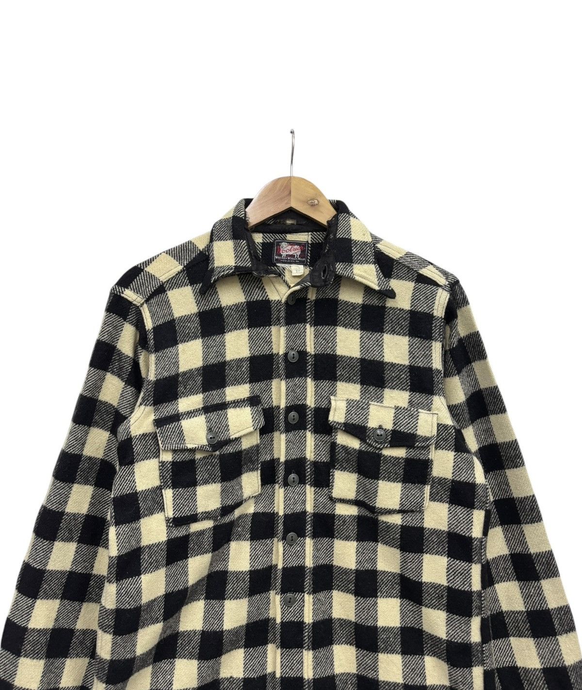 Woolrich Woolen Mills WOOLRICH WOOLEN MILLS 50s CHECKERED WOOL FLANNEL BUTTOP UP Size US M / EU 48-50 / 2 - 6 Thumbnail