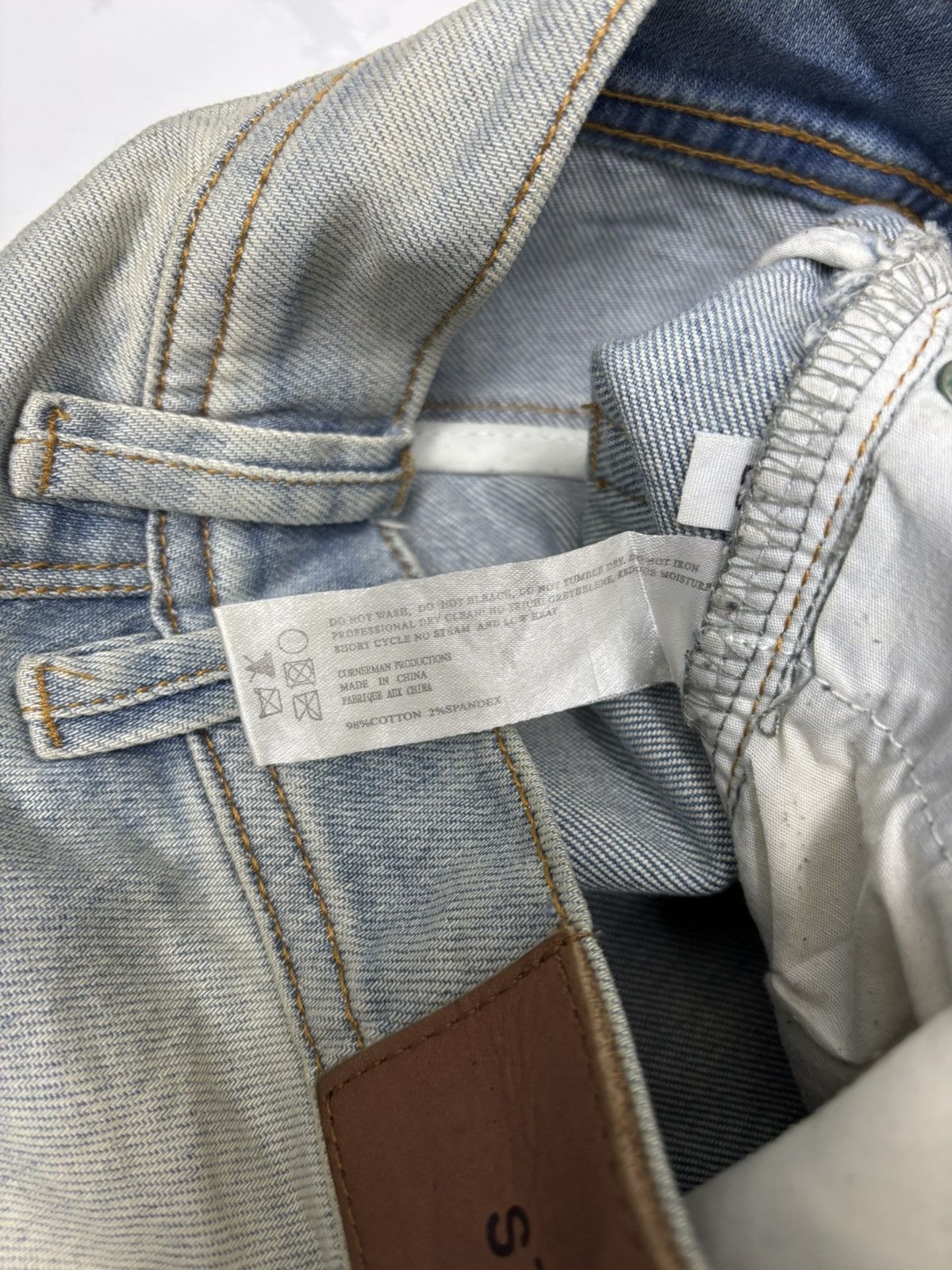 Stampd STAMPD THRASHED DISTRESSED DENIM JEANS Size US 30 / EU 46 - 11 Thumbnail