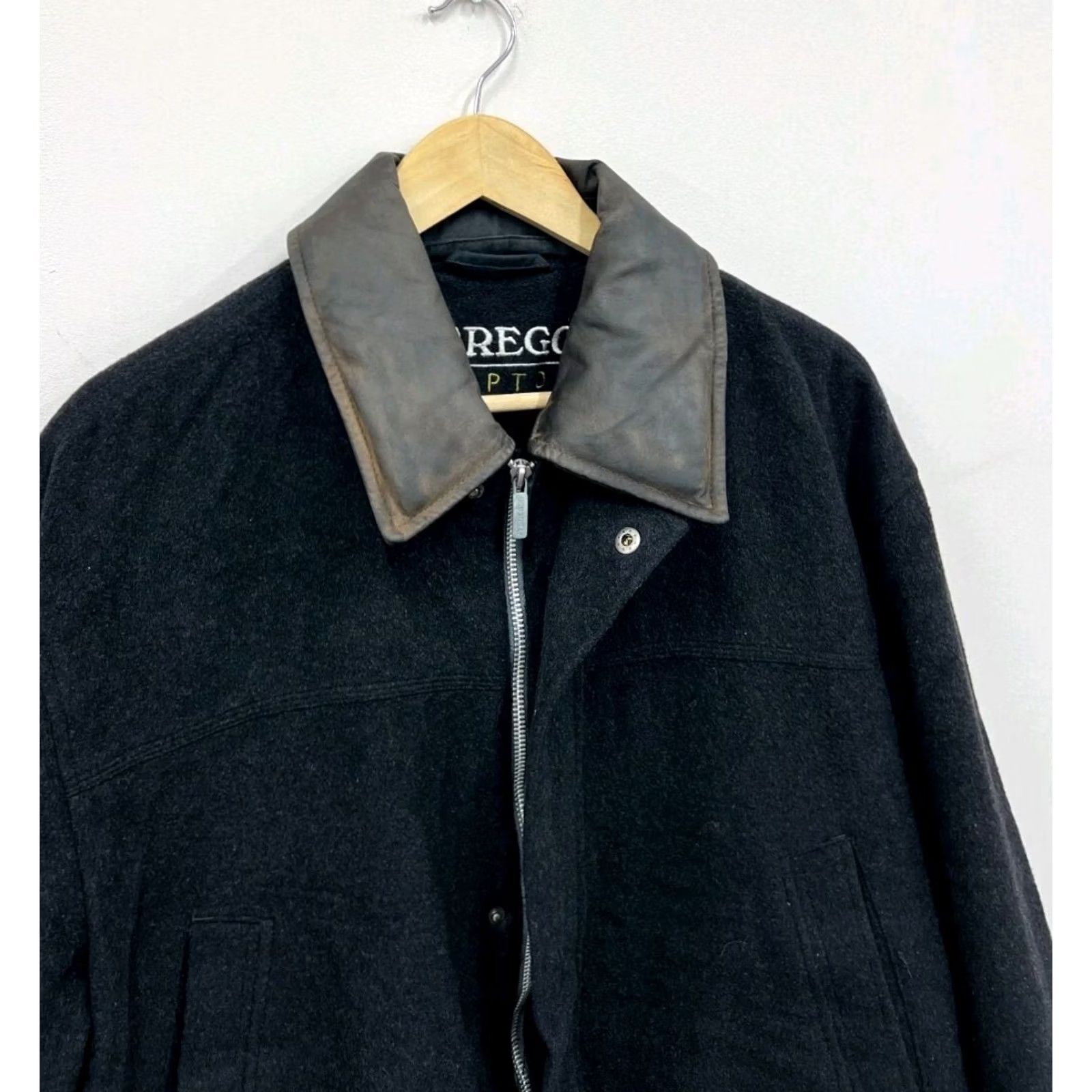 McGregor VINTAGE McGregor Parka Jacket Mens XL Wool Cashmere Blend Dark gray Size US XL / EU 56 / 4 - 2 Thumbnail
