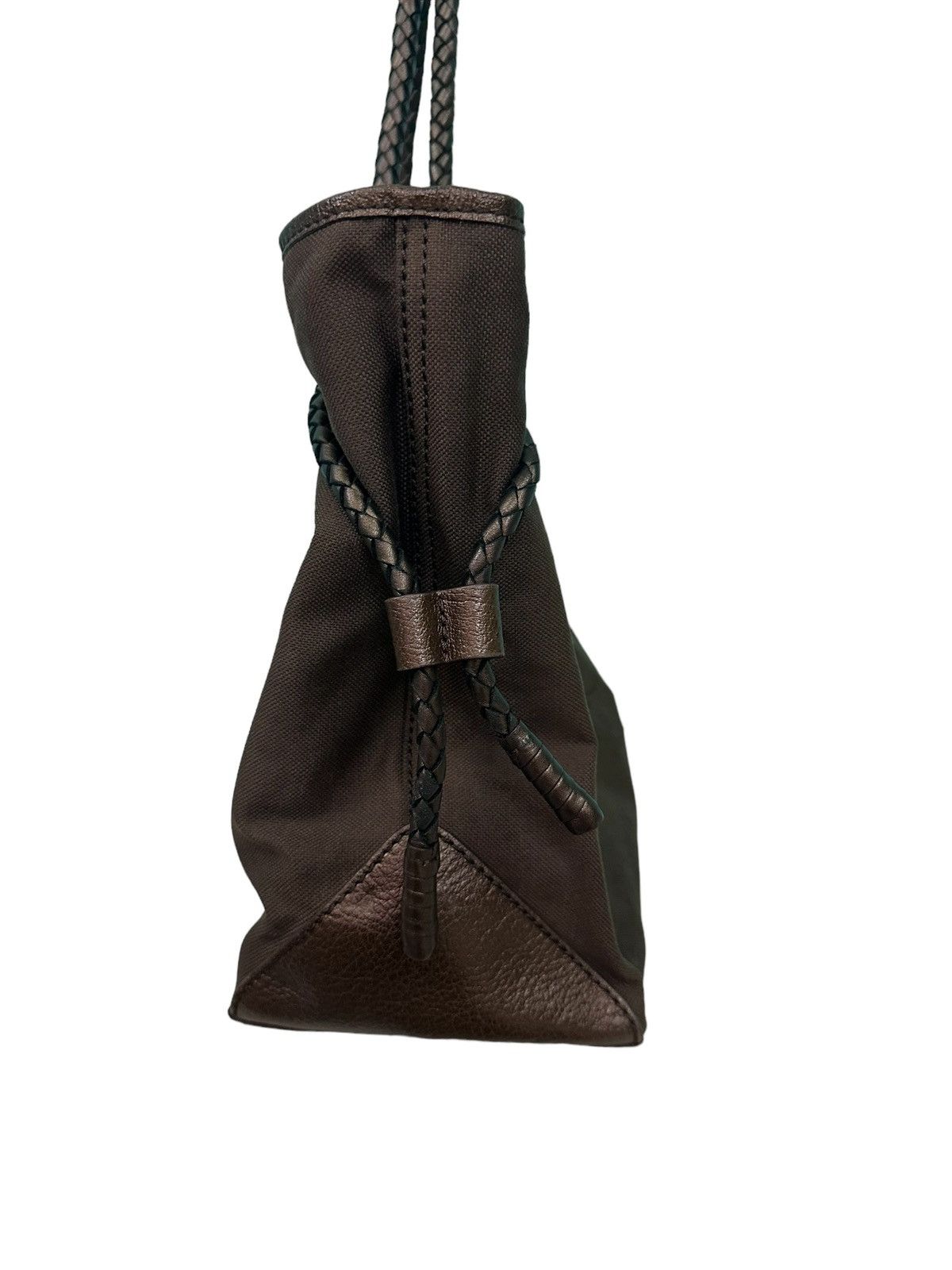 Celine AUTHENTIC CELINE CARRIAGE CANVAS LEATHER TOTE BAG Size ONE SIZE - 6 Thumbnail