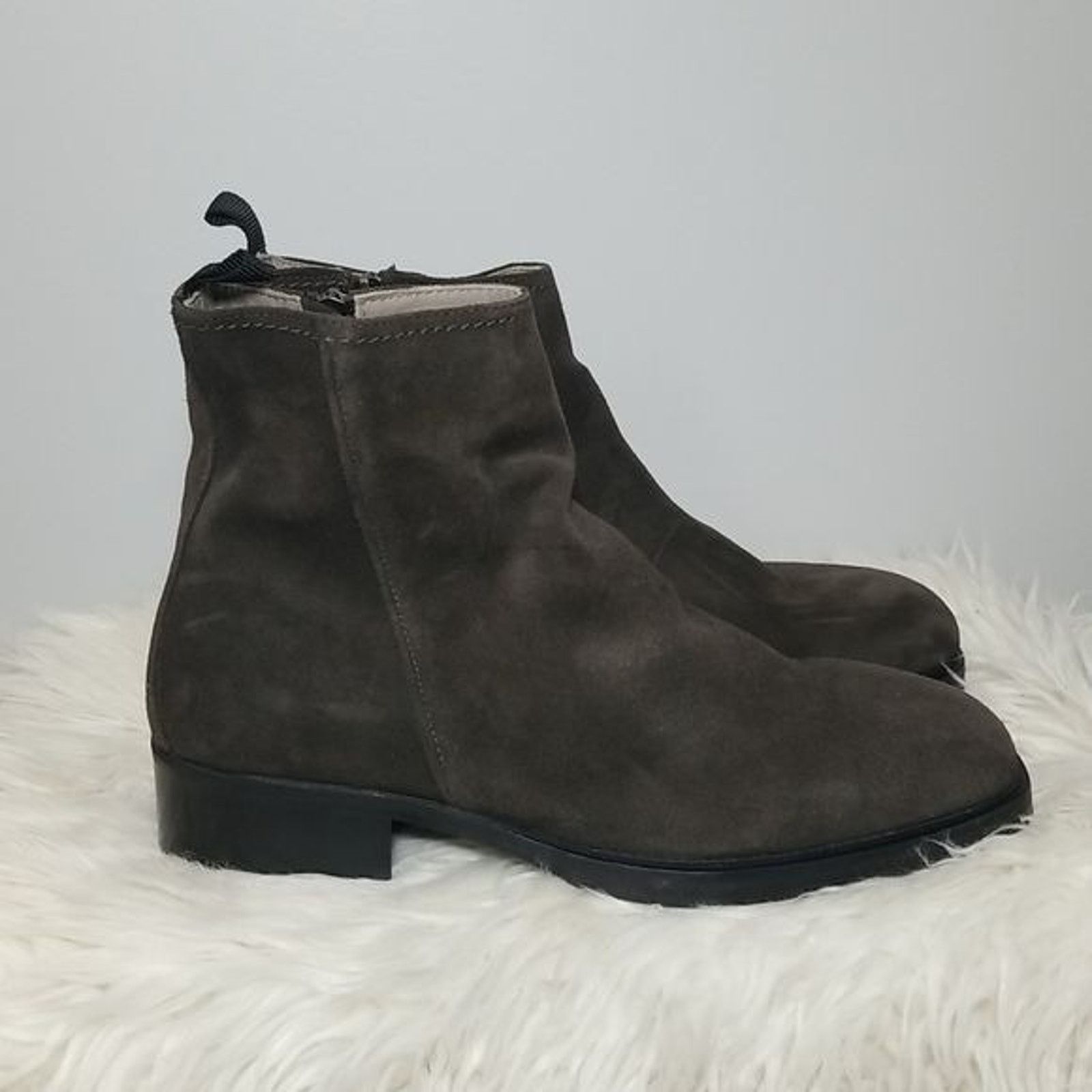 Allsaints ALLSAINTS Seth Suede Pull on Chelsea boots Bitter Chocolate Size US 12 / EU 45 - 4 Thumbnail
