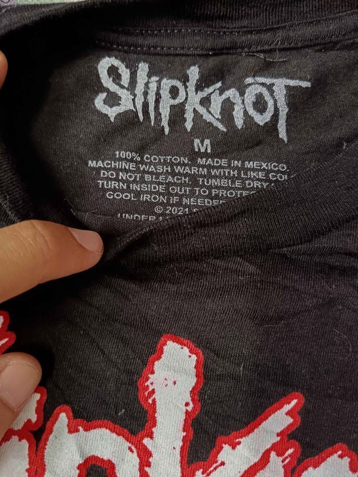 Band Tees SLIPKNOT CROPTOP T-SHIRT Size M / US 6-8 / IT 42-44 - 3 Thumbnail