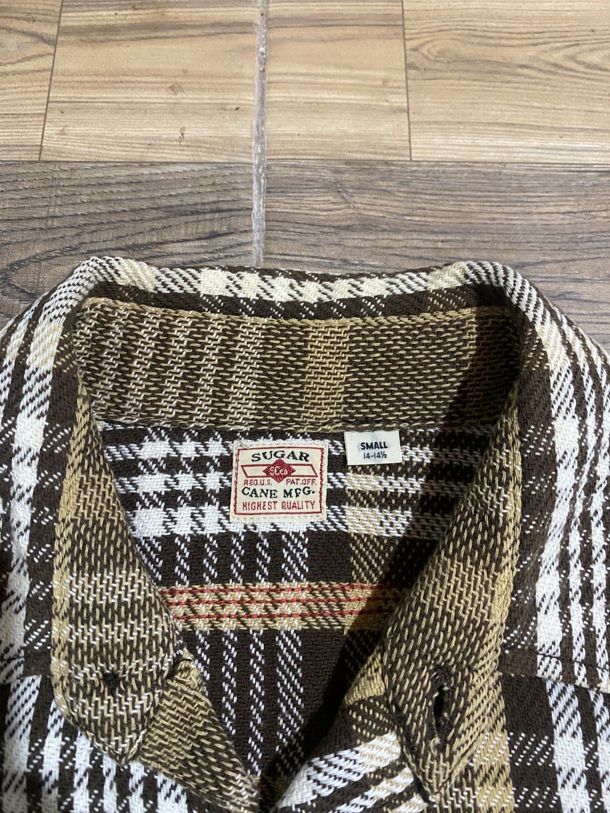 Japanese Brand SUGAR CANE PLAID SHIRT Size US S / EU 44-46 / 1 - 3 Thumbnail
