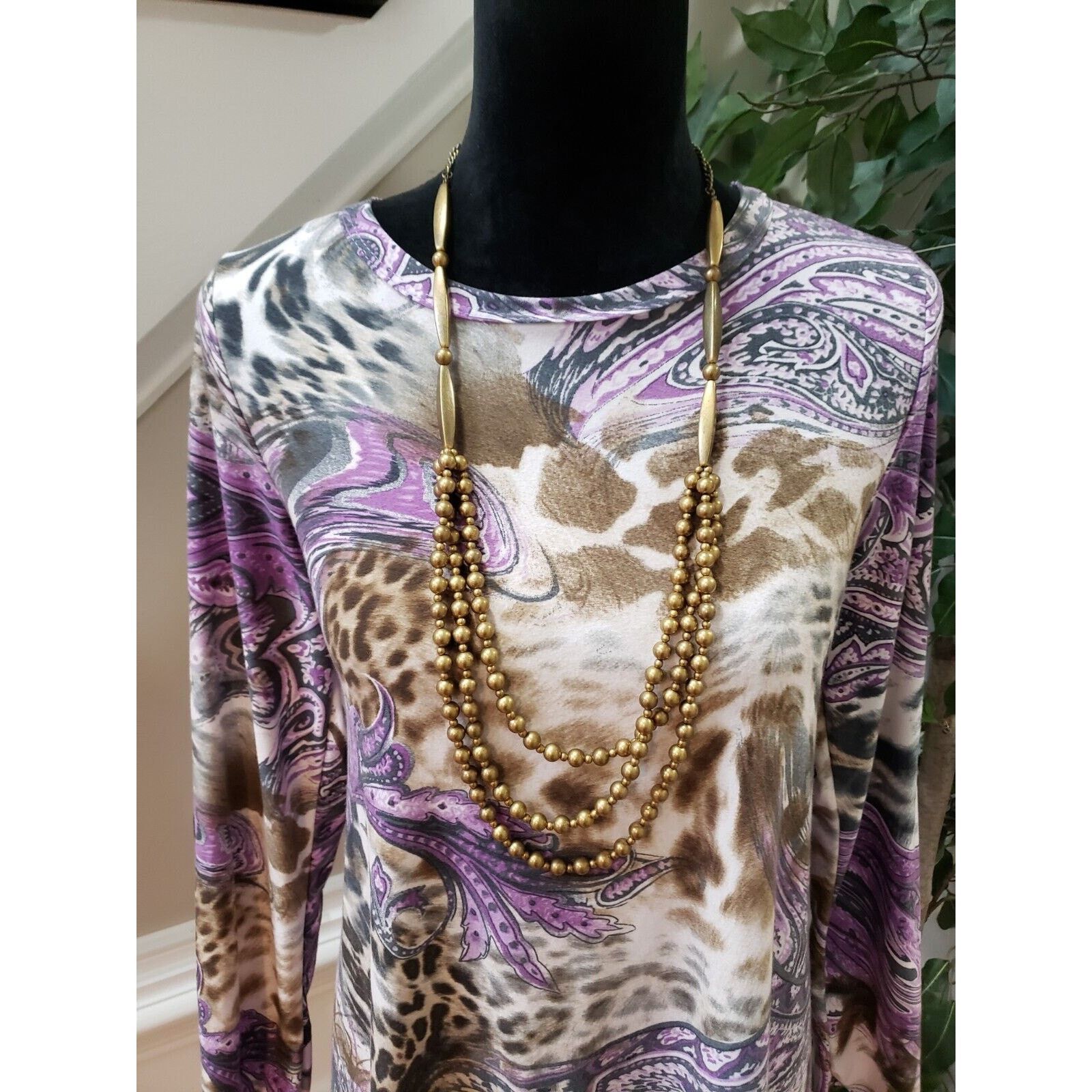Other Women's Polyester Long Sleeve Casual Top Blouse Size Small Size S / US 4 / IT 40 - 2 Thumbnail