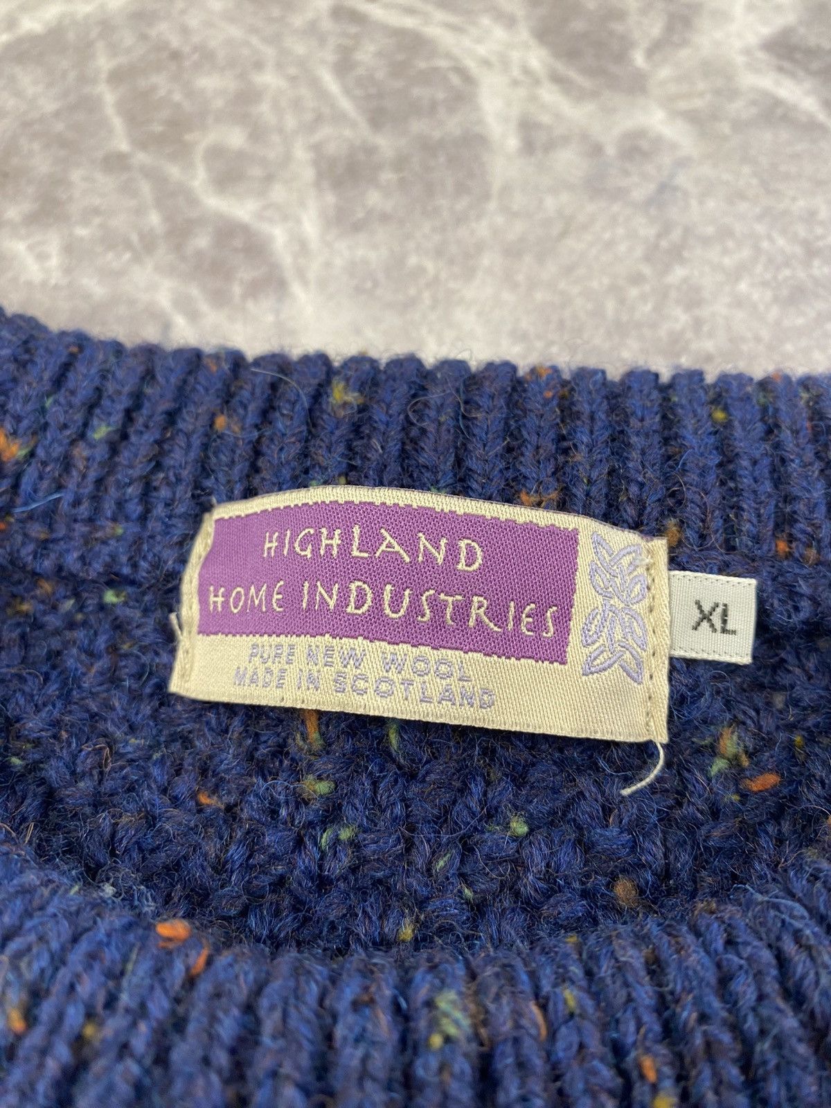 Vintage Highland Home Industries Wool Sweater Made in Scotland XL Size XL / US 12-14 / IT 48-50 - 2 Thumbnail