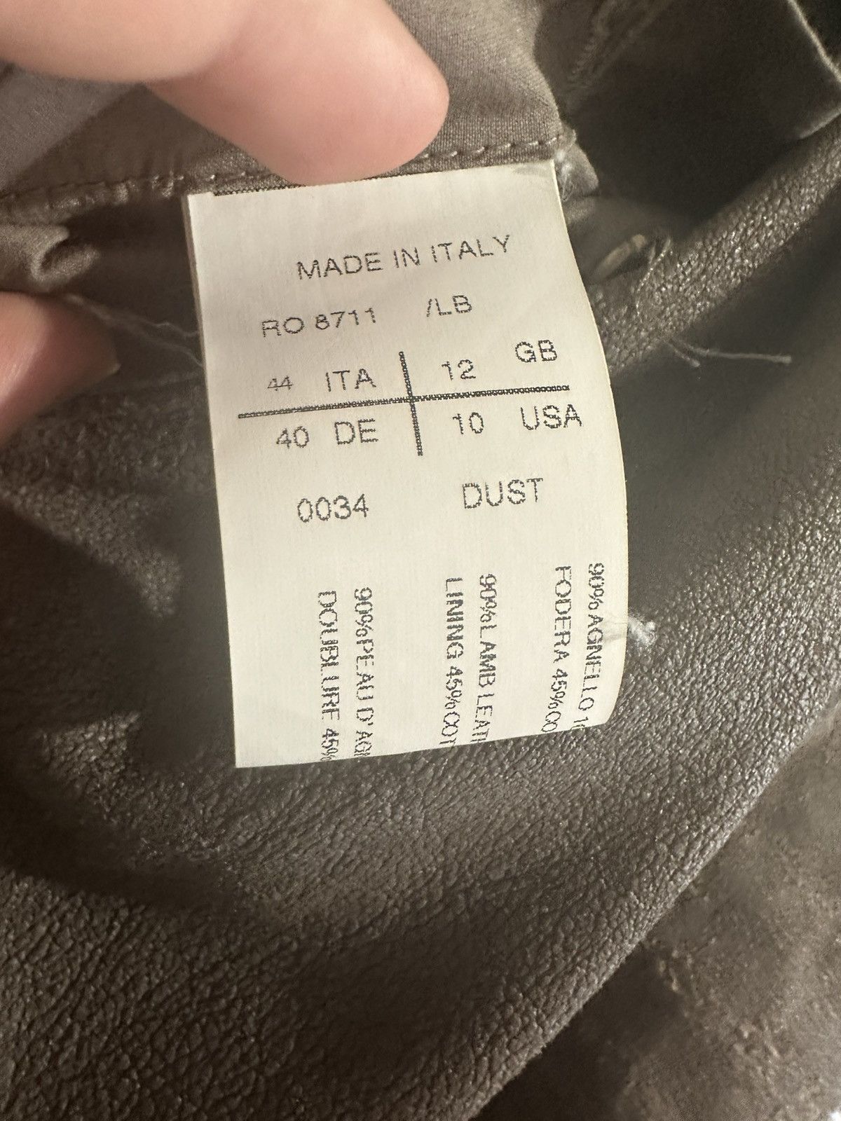 Rick Owens ss12 Rick Owens braised lamb skin Jacket Size M / US 6-8 / IT 42-44 - 6 Thumbnail