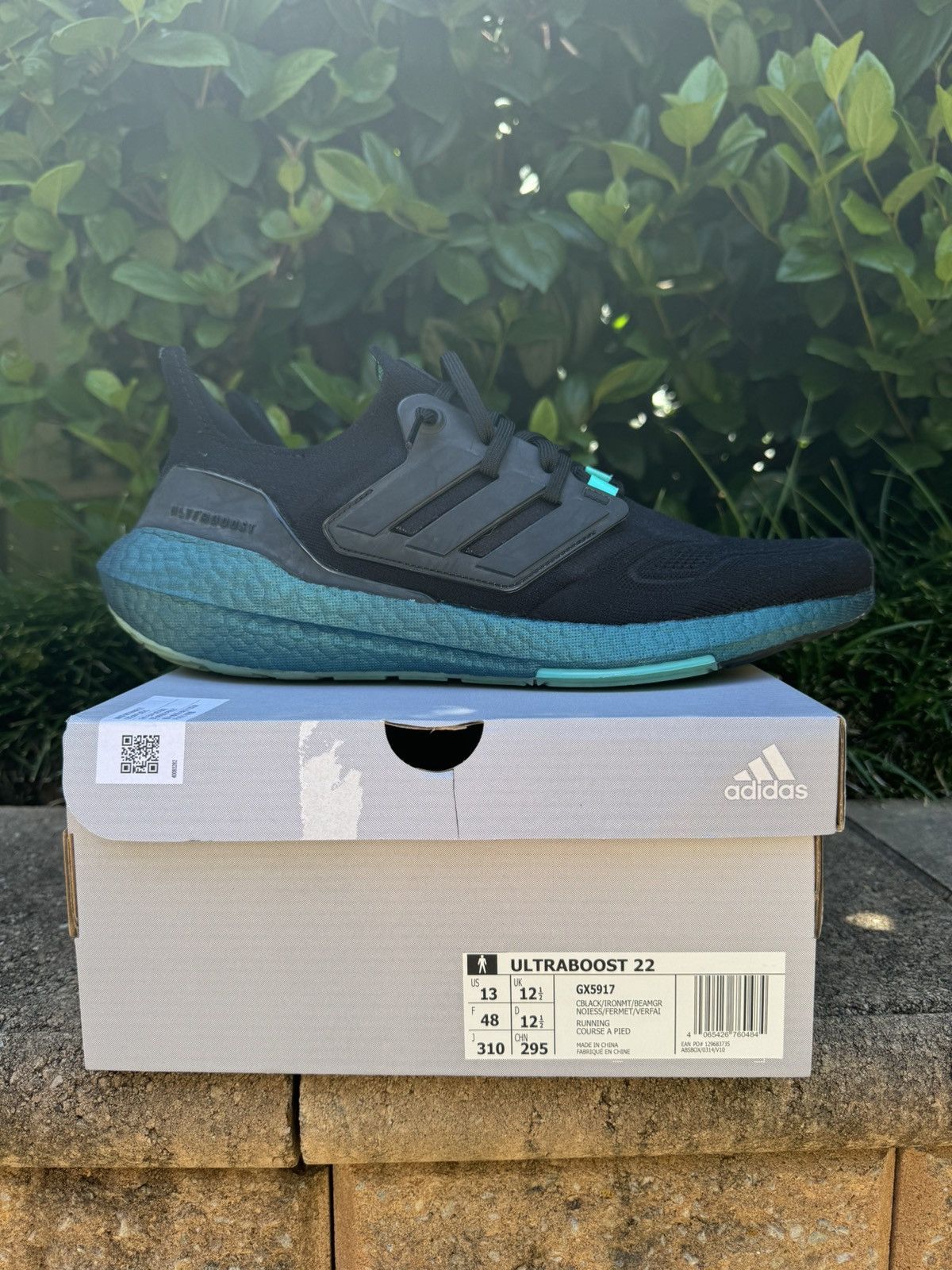 Adidas Adidas Ultraboost 22 ‘Iron Mint’ Size US 13 / EU 46 - 6 Thumbnail