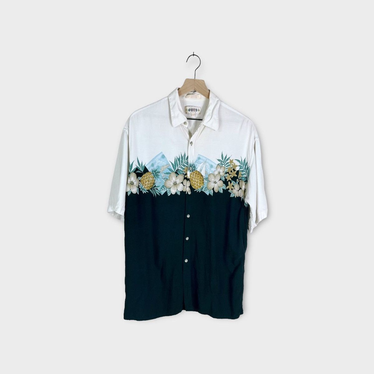 Vintage Vintage Early 2000's Campia Moda Hawaiian Dress Shirt Size US L / EU 52-54 / 3 - 3 Thumbnail