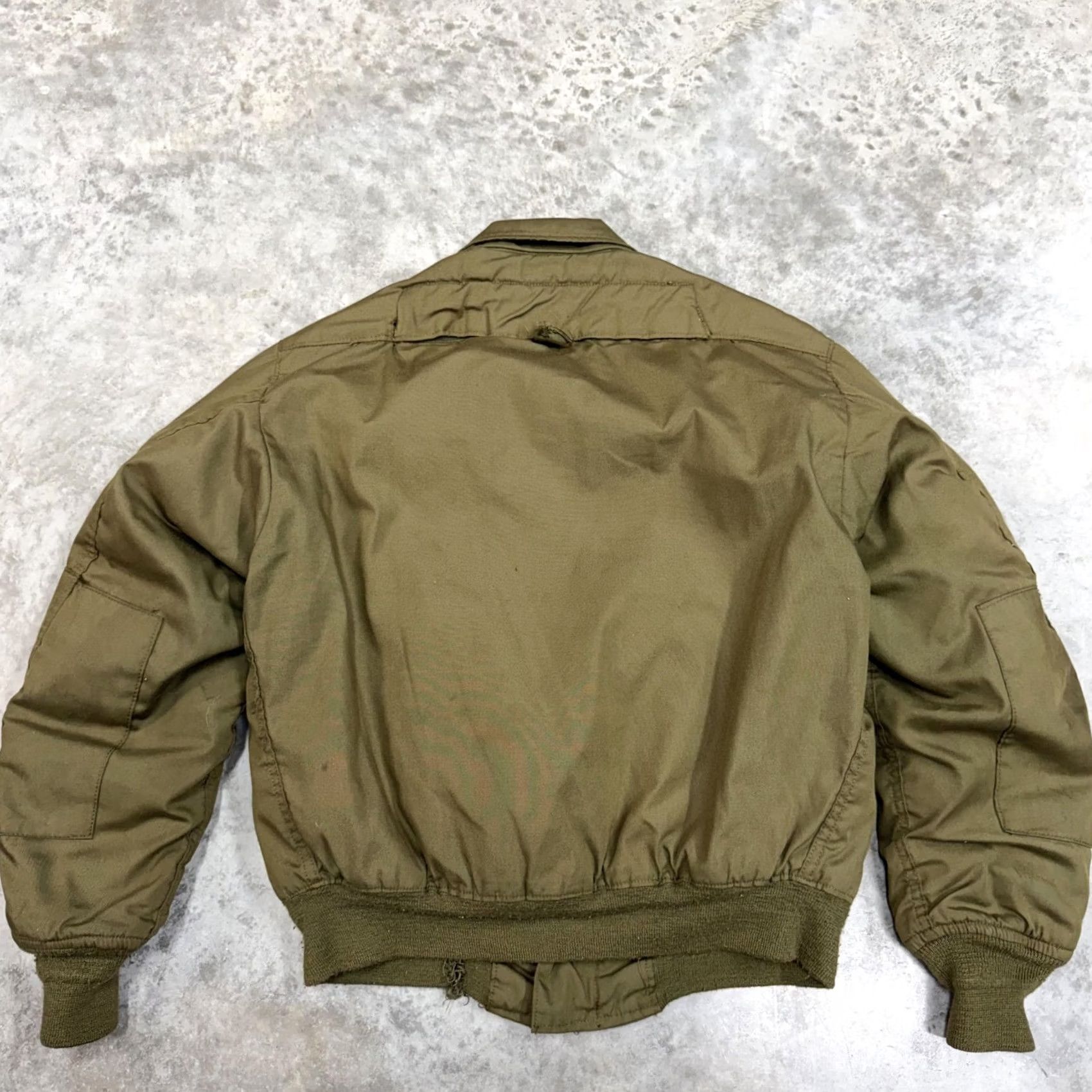 Industrie VINTAGE Greenbrier Industries Jacket Mens M Green Military Jacket Winter Nylon Insulated Lined Zip Pockets Collared Short Sleeve/Coat Size US M / EU 48-50 / 2 - 4 Thumbnail