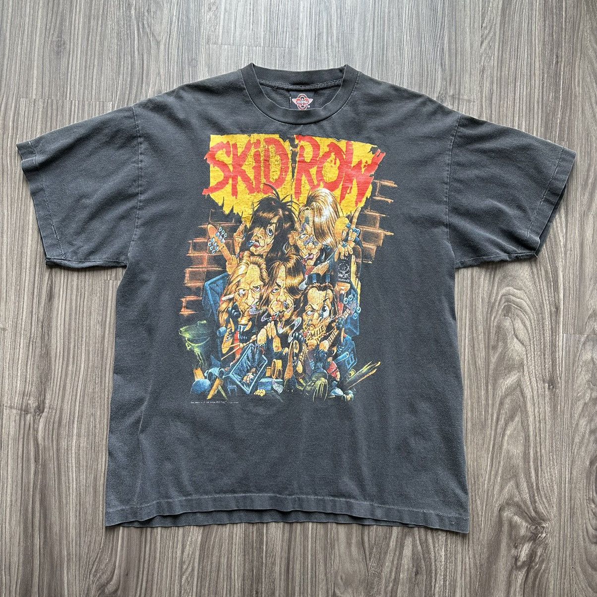 Image of Band Tees x Vintage 1996 Vintage Skid Row Tee in Black, Men's (Size XL)