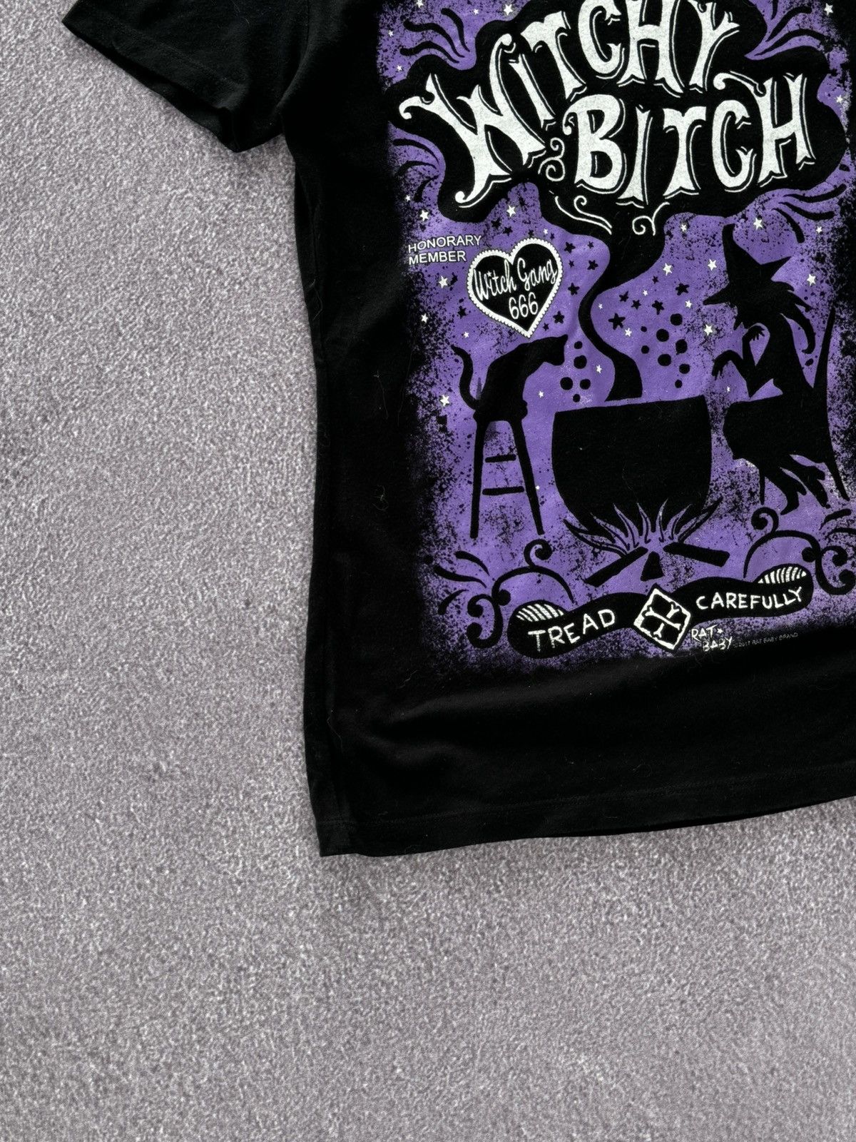 Hysteric Glamour Vintage Y2K Goth Vibe 00s Grunge Top T-Shirt Size M / US 6-8 / IT 42-44 - 7 Thumbnail