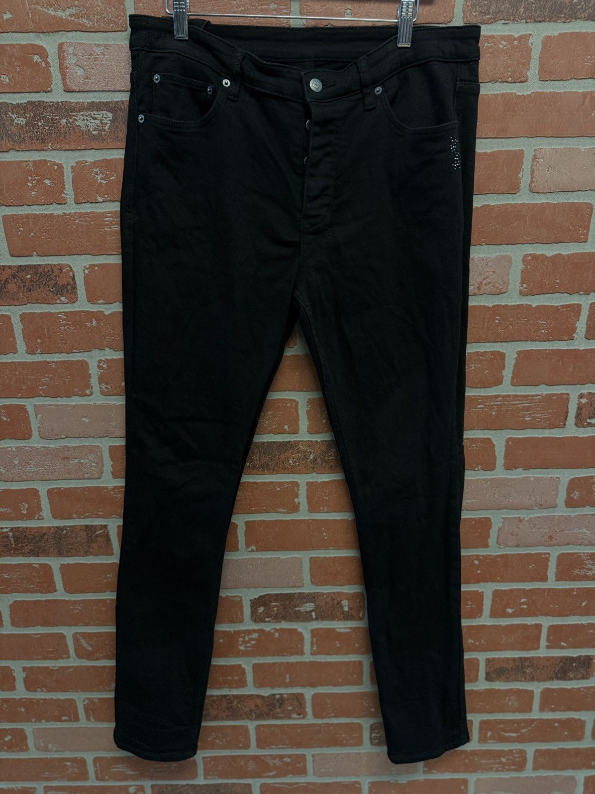 Ksubi Ksubi Black Jeans Crystals Size 33 Flawless 🧼 $350 Retail Size US 33 - 1 Thumbnail