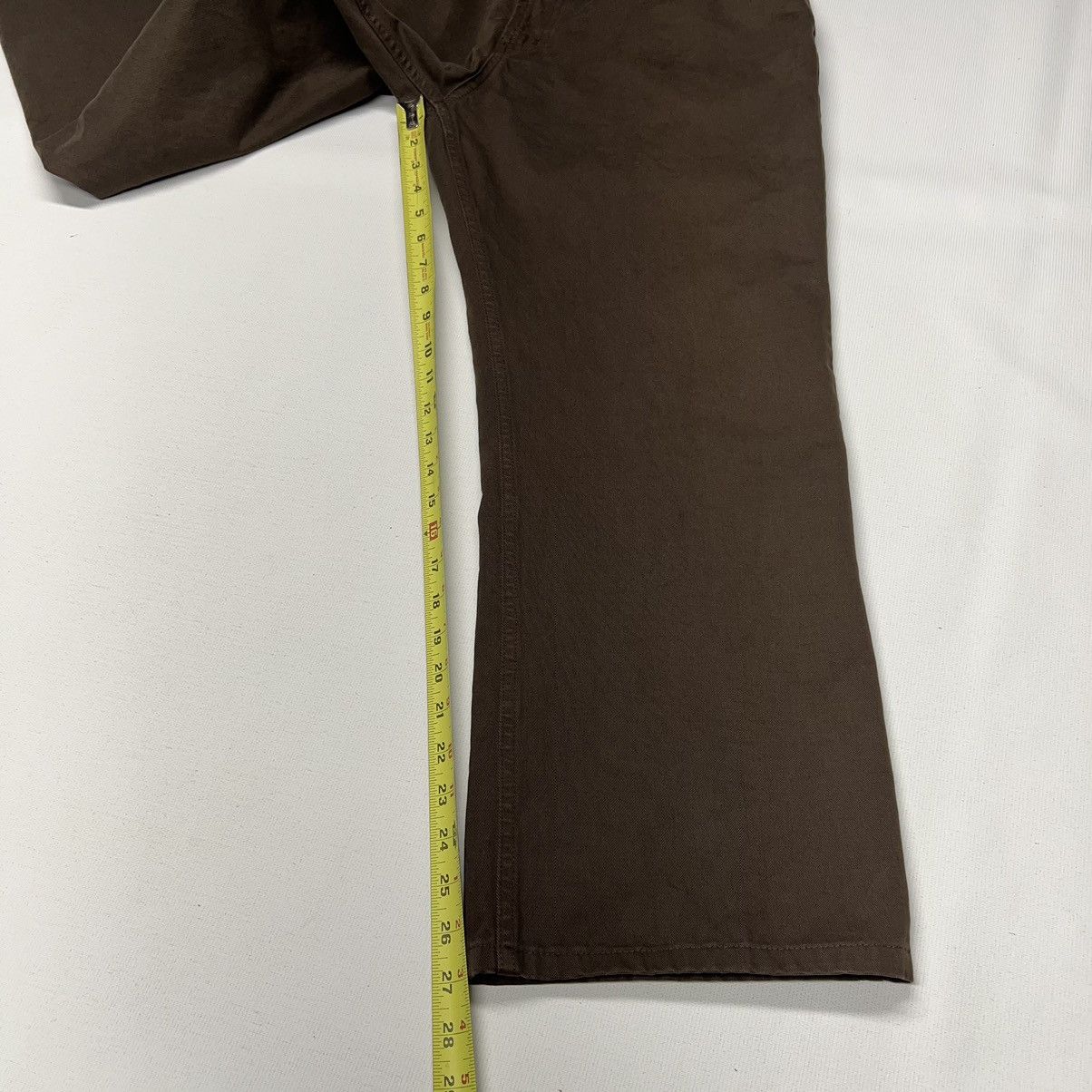 Vintage VTG Bruno Belloni Pants Brown Straight Fit Chino Europe Size US 36 / EU 52 - 18 Thumbnail