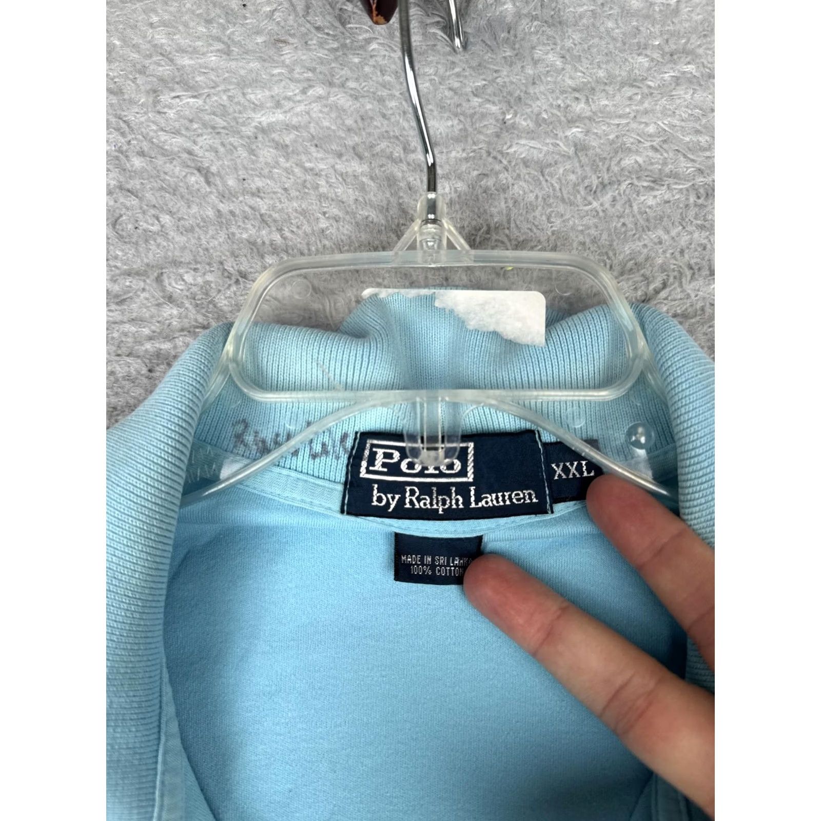 Polo Ralph Lauren Polo By Ralph Lauren Polo Shirt Mens 2XL Blue Cotton Logo Casual Short Sleeve Size US XXL / EU 58 / 5 - 7 Thumbnail
