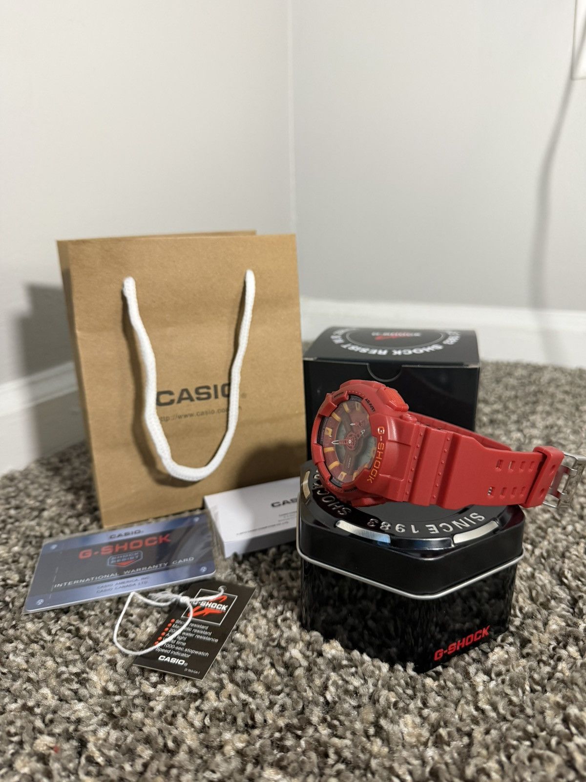 G Shock Red G-Shock GA110 Size ONE SIZE - 2 Thumbnail