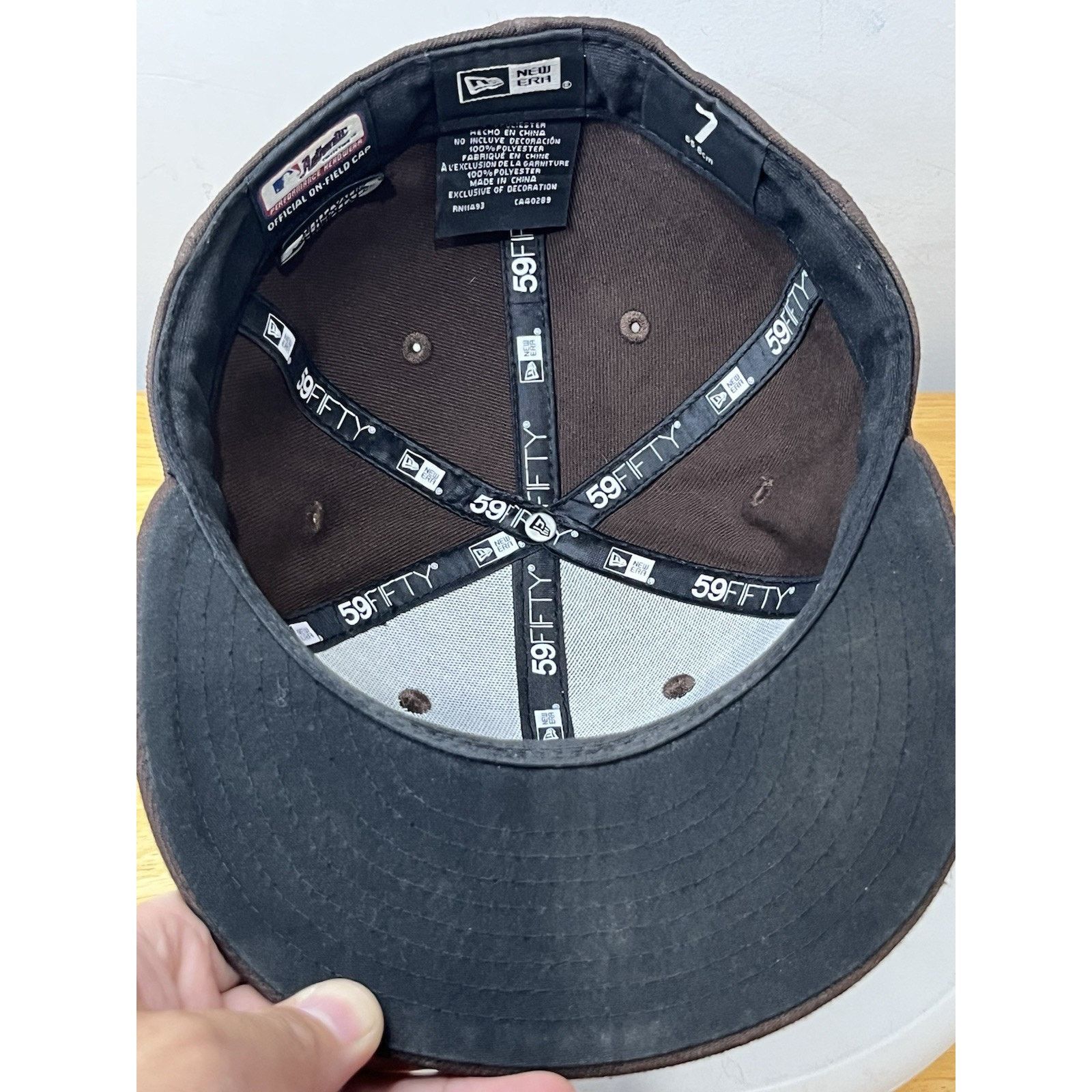 New Era San Diego Padres New Era Official on Field Fitted Baseball Size ONE SIZE - 8 Thumbnail