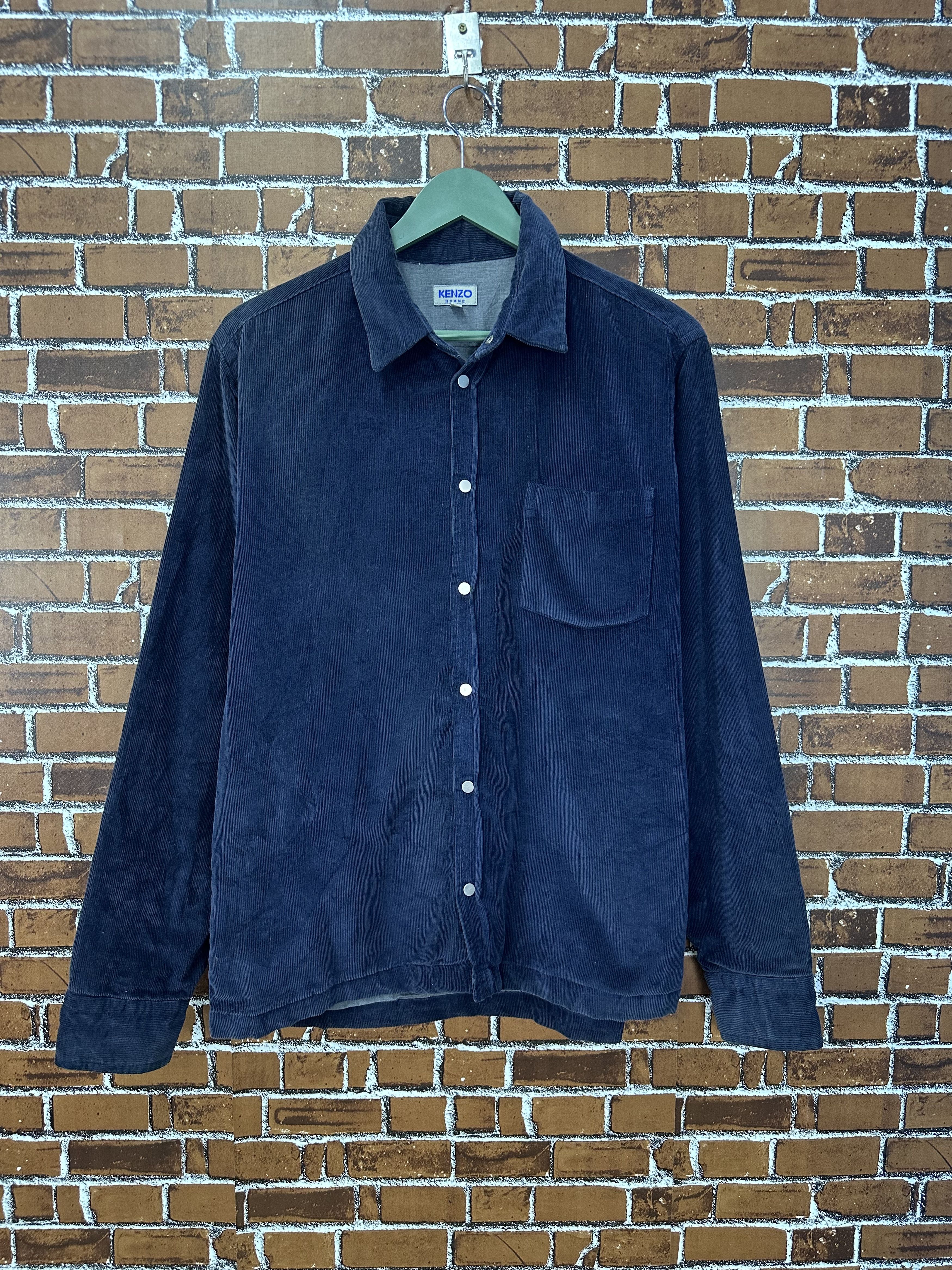 Kenzo 90s Kenzo Homme Corduroy Button Jacket Z328 Size US L / EU 52-54 / 3 - 1 Thumbnail