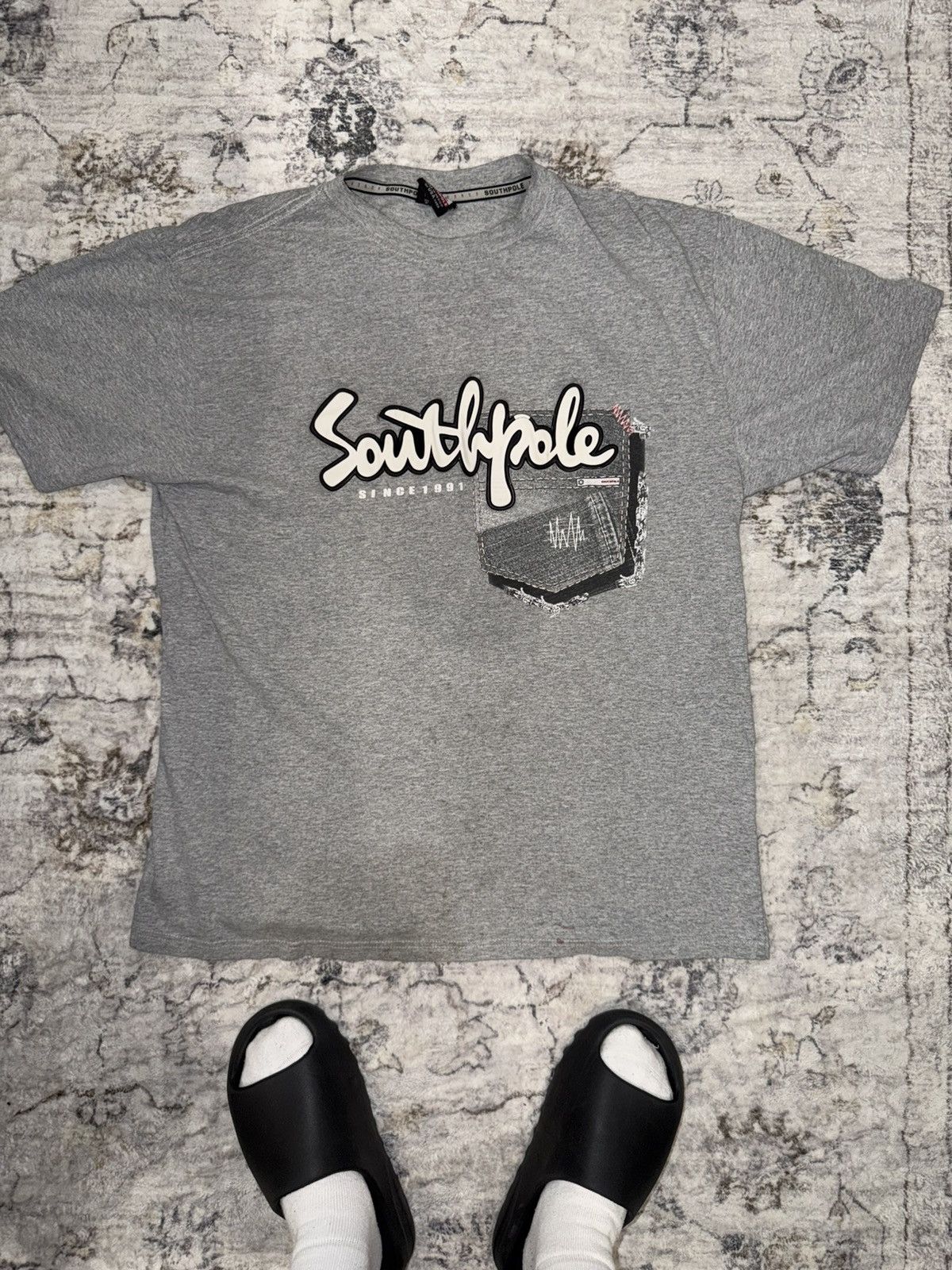 Southpole Vintage Grey Southpole Graphic Tee Size US L / EU 52-54 / 3 - 1 Thumbnail