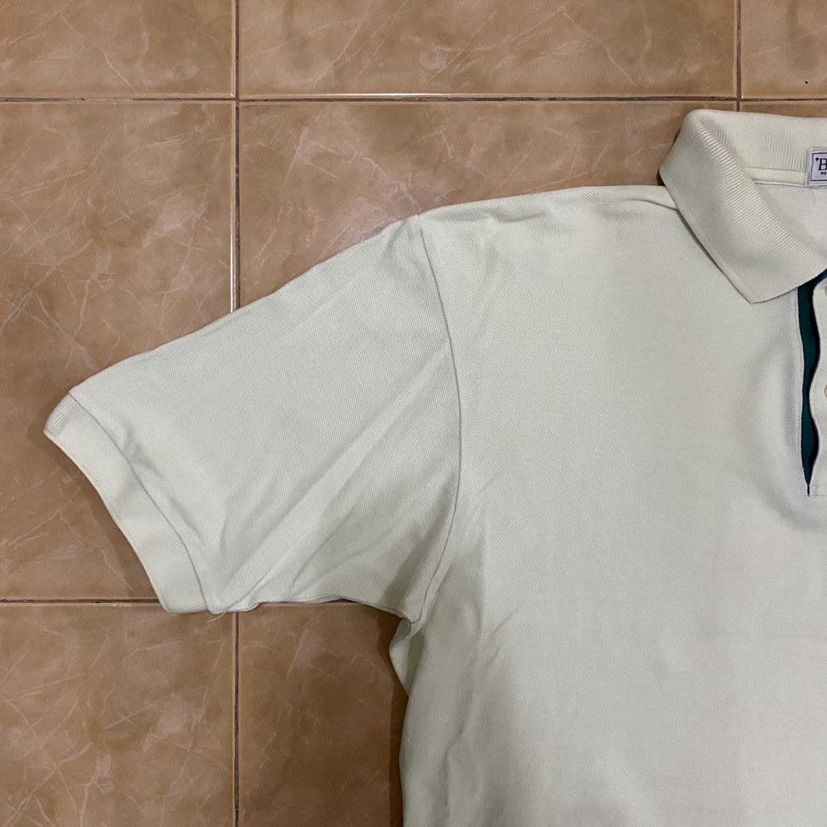 Burberry × Vintage Vintage BURBERRY Small Embroidered Logo Polo Shirt Size US L / EU 52-54 / 3 - 4 Thumbnail