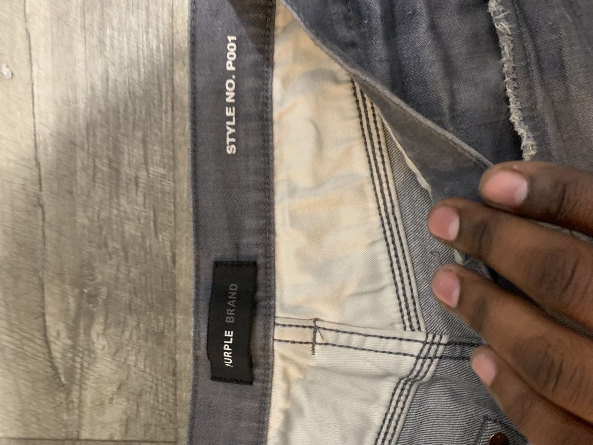 Purple Brand Purple Brand Jeans (Gray+paint splashes) Size US 28 / EU 44 - 5 Thumbnail