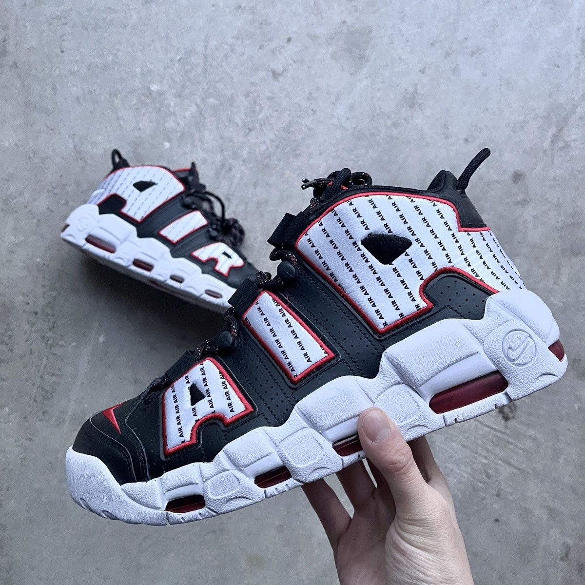 Nike Nike Air More Uptempo Pinstripe Size US 12 / EU 45 - 1 Thumbnail