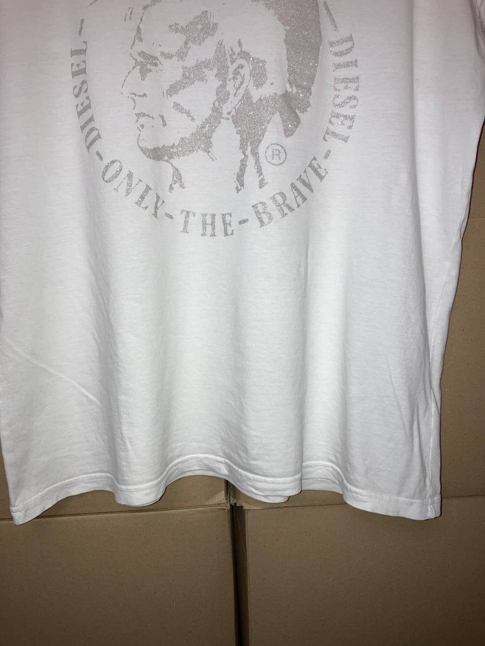 Diesel VINTAGE DIESEL ONLY THE BRAVE WOMENS GRAPHIC T-SHIRT Y2K Size M / US 6-8 / IT 42-44 - 10 Thumbnail