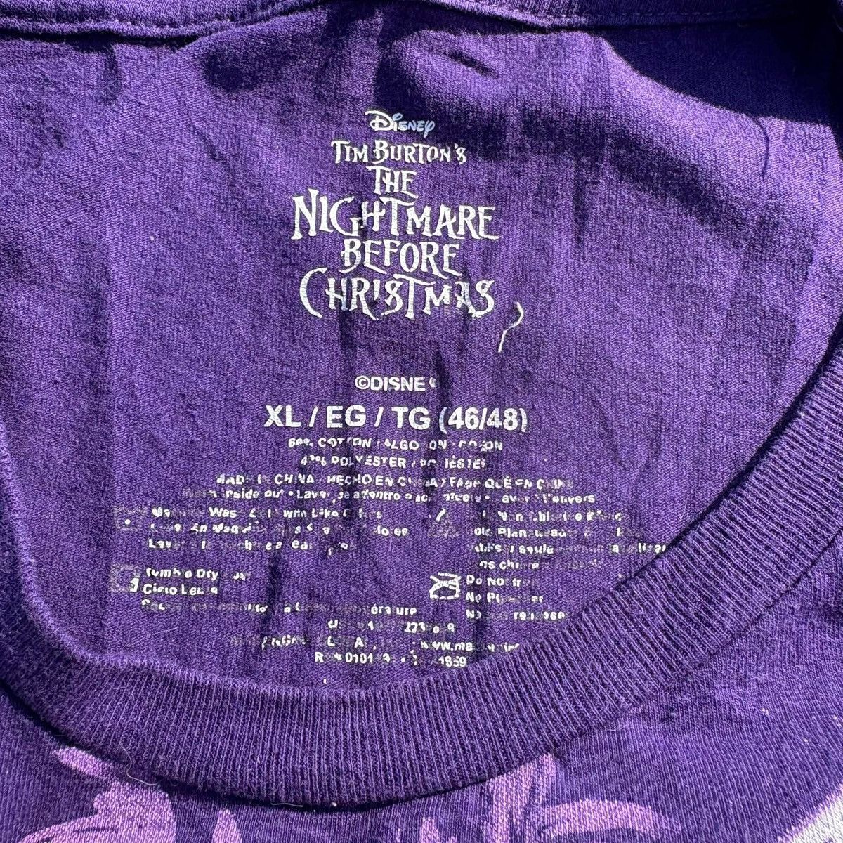 Disney ❌SOLD❌ The Nightmare Before Christmas Jack Skellington Size US XL / EU 56 / 4 - 2 Thumbnail