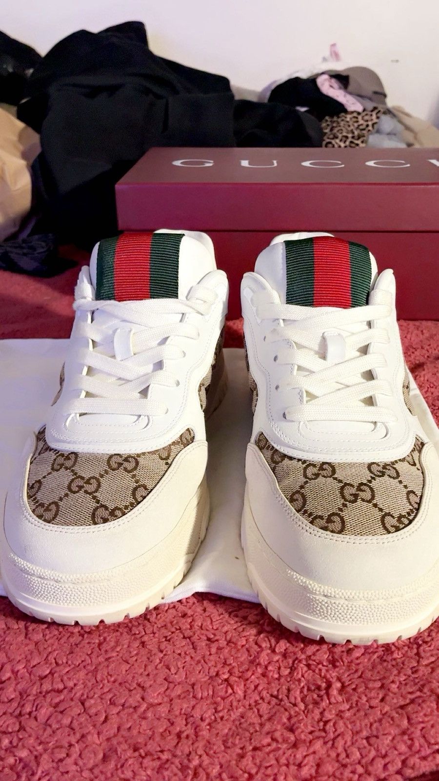 Gucci Gucci Re-Web Sneakers Size US 10 / EU 43 - 2 Thumbnail