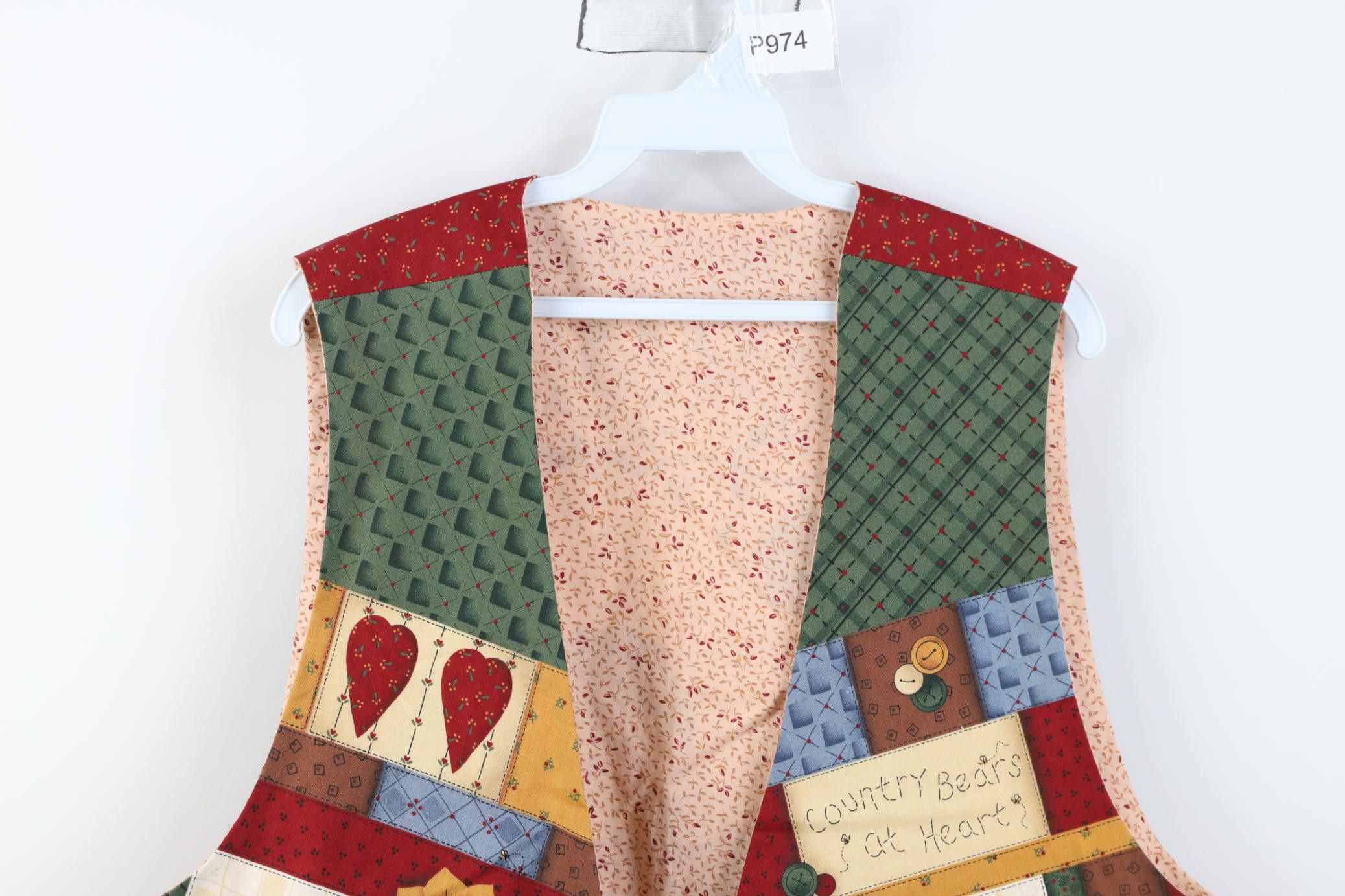 Vintage Vintage 90s Streetwear Reversible Country Bear Chicken Vest Size XL / US 12-14 / IT 48-50 - 2 Thumbnail