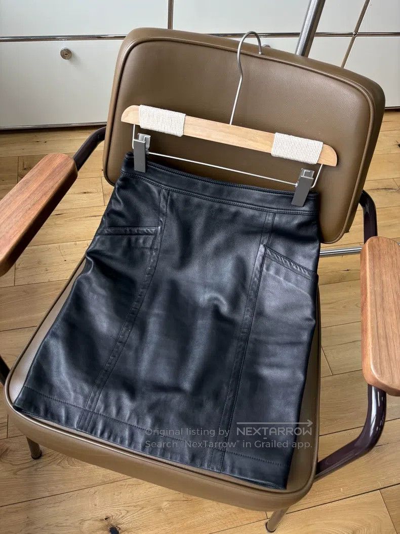 Saint Laurent Paris Saint Laurent Paris size F36 Black 100% Lambskin Side Pocke Size 35" - 1 Thumbnail