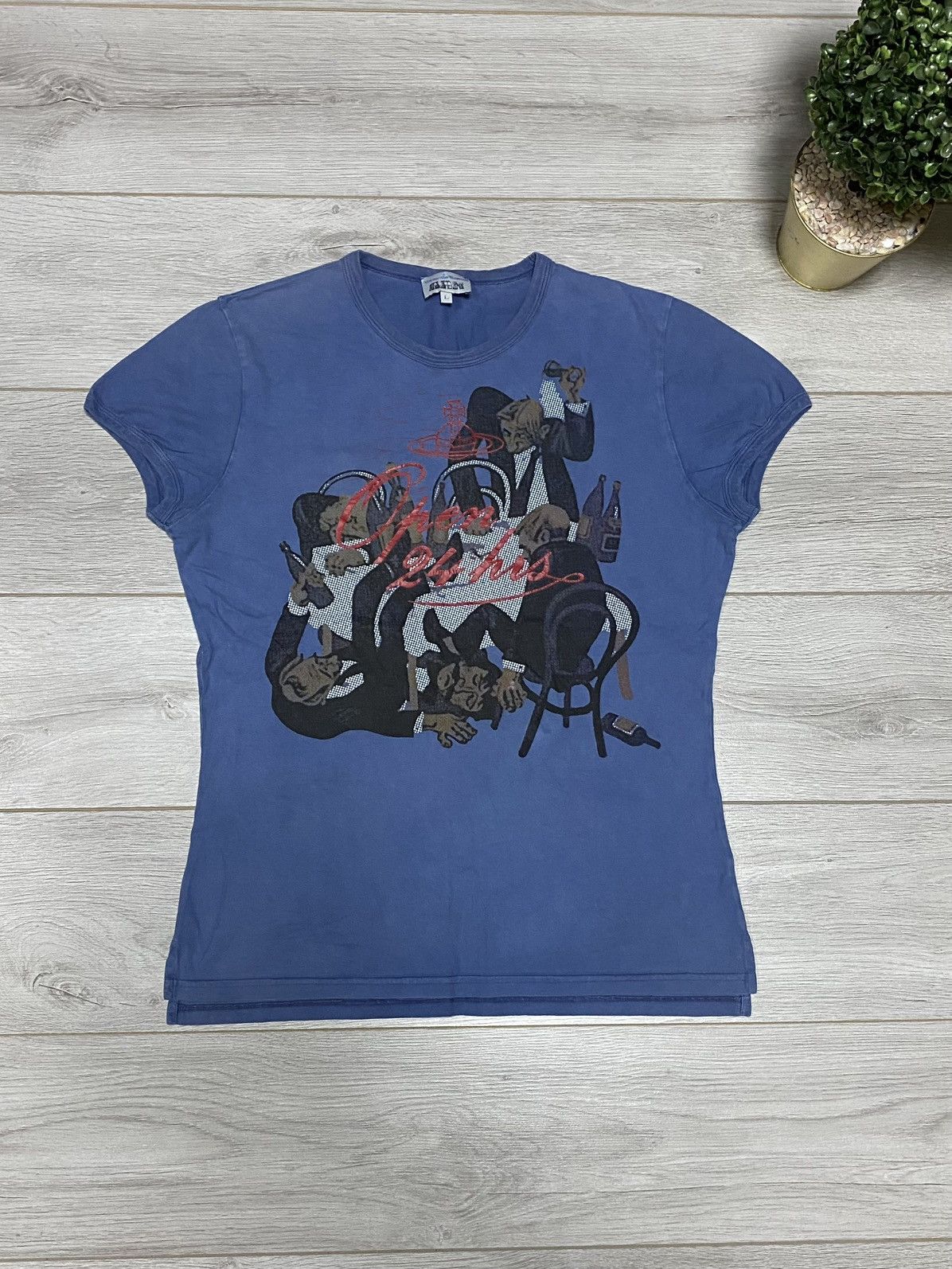 Vivienne Westwood Vivienne Westwood ARCHIVE vintage party big orb open 24 tee Size US L / EU 52-54 / 3 - 1 Thumbnail