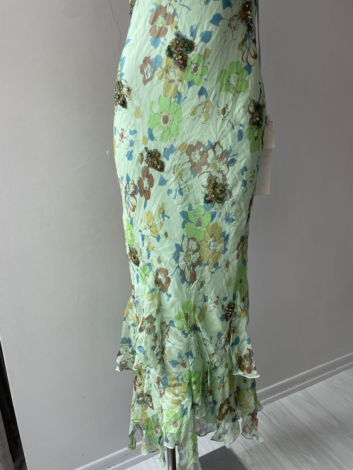 Vintage Parisian silk dress Size S / US 4 / IT 40 - 6 Thumbnail