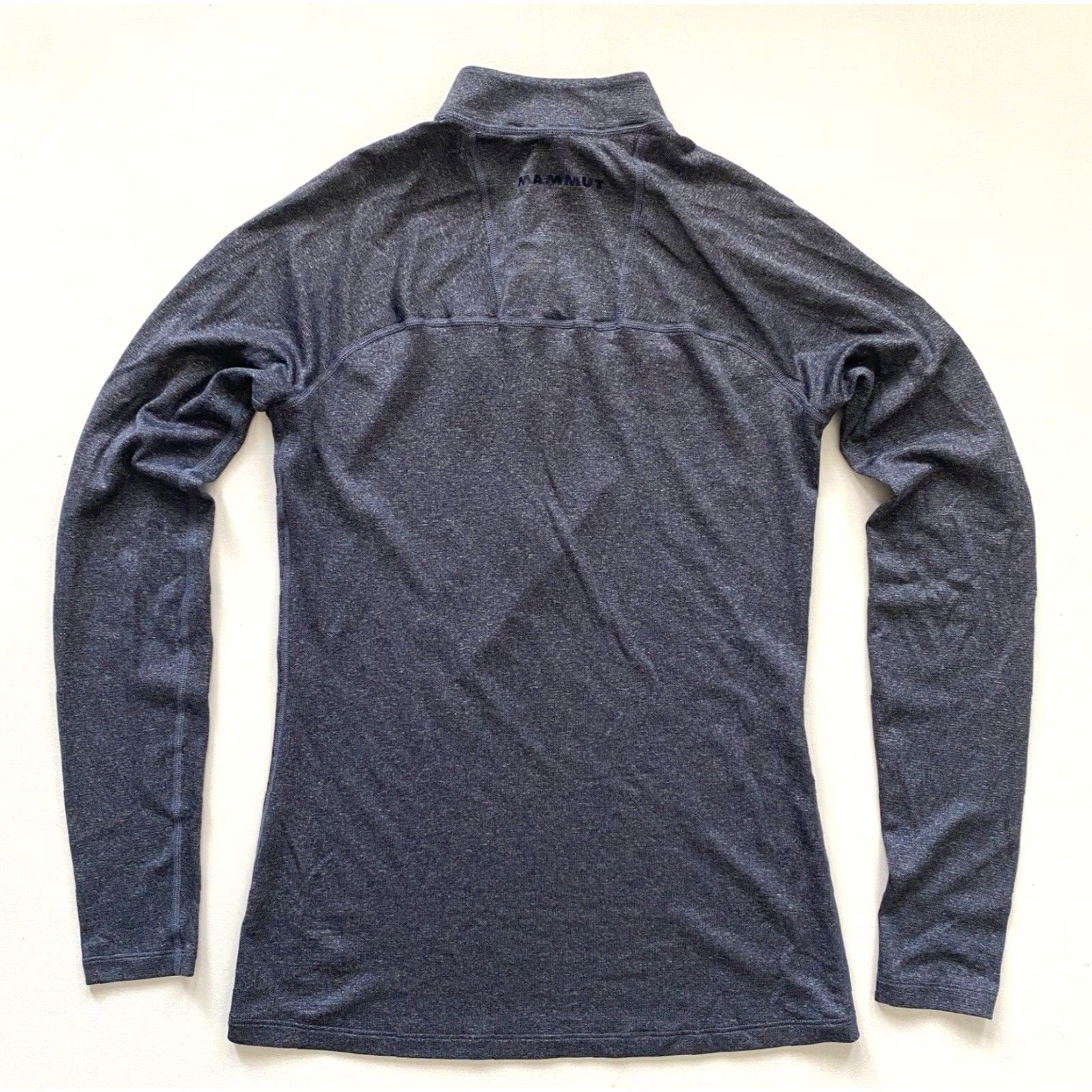 Mammut Mammut Men's T-Shirt Zip Half-Zip Long Sleeve Polartec Mid-layer Activewear Sz S Blue Logo Size US S / EU 44-46 / 1 - 4 Thumbnail