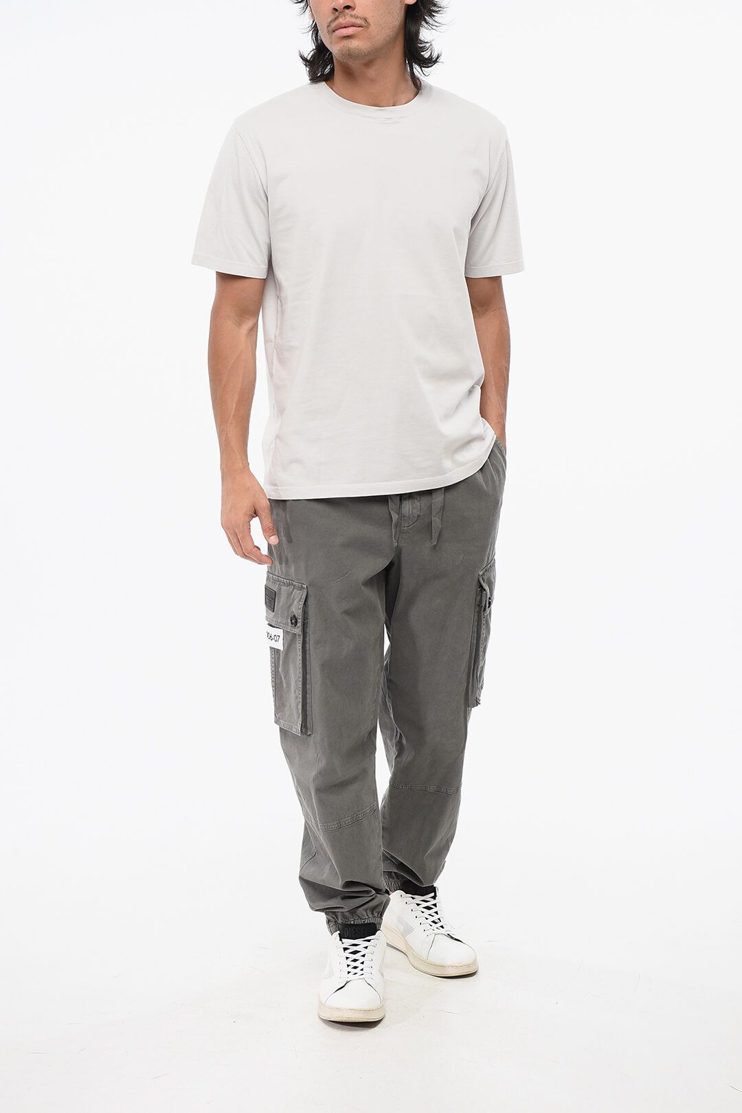 Maison Margiela og1mm0825 Cotton Crewneck T-Shirt in White Size US M / EU 48-50 / 2 - 4 Thumbnail