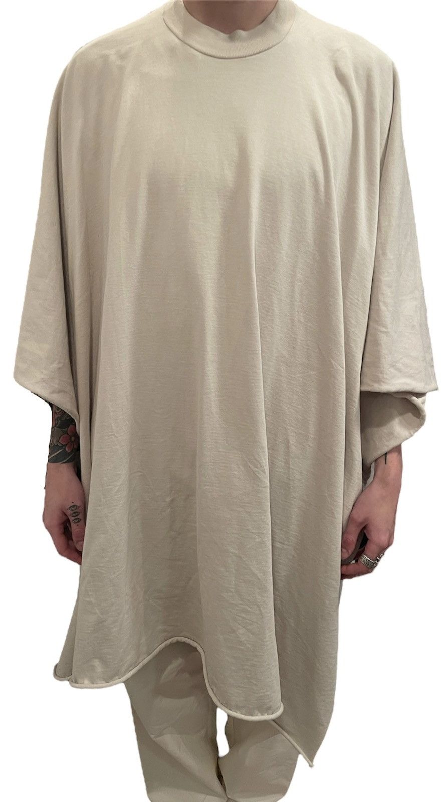 image of Cactus Plant Flea Market x Yeezy Season Sunday Service X Cpfm Limited Run Poncho in Beige (Size XL)