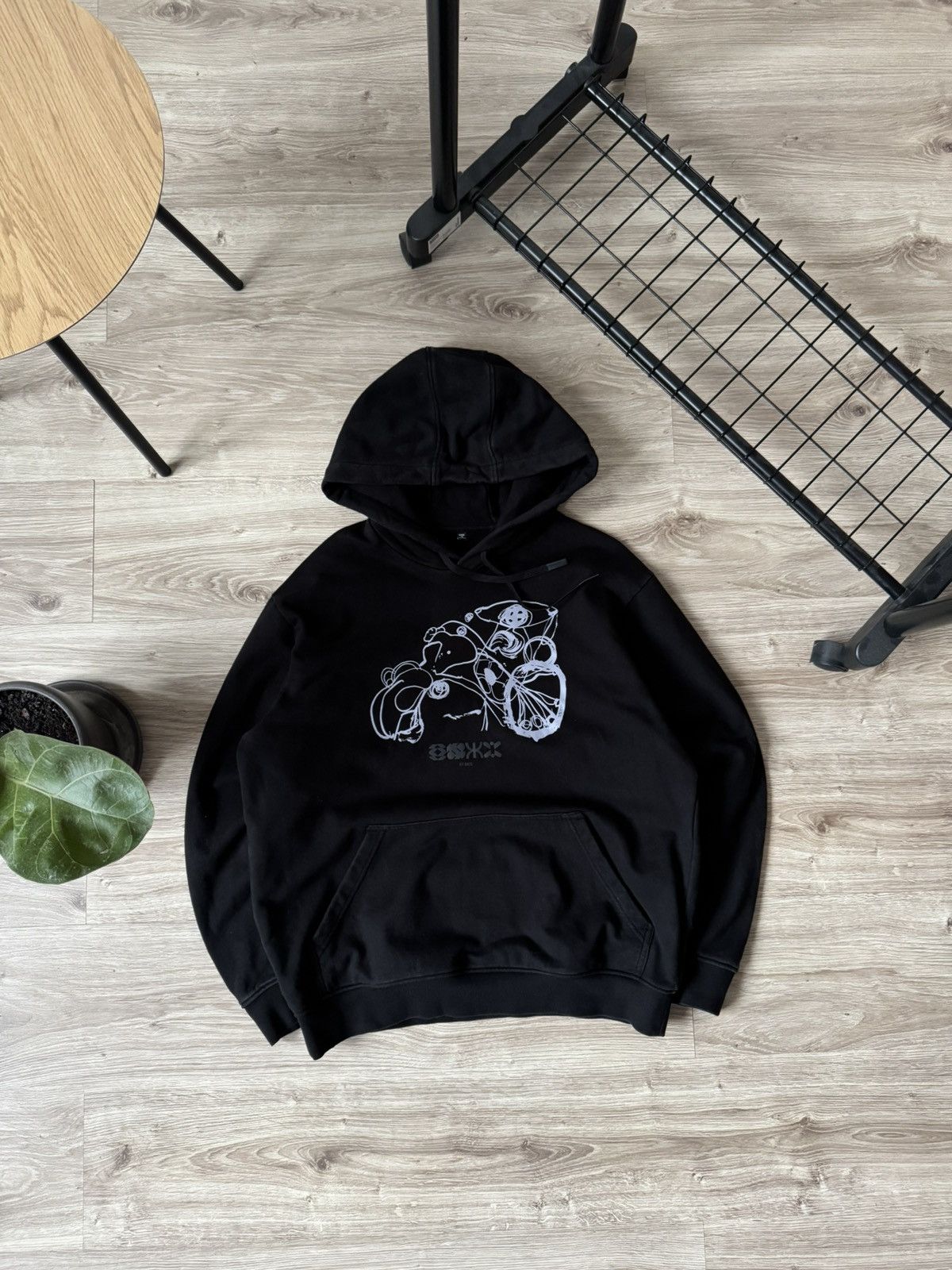 MCQ MCQ Alexander McQueen Big Logo Print Hoodie Size L / US 10 / IT 46 - 1 Thumbnail