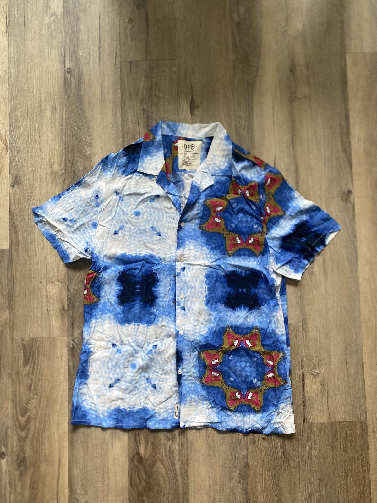 Vintage OPB Camp Shirt Size US L / EU 52-54 / 3 - 1 Thumbnail