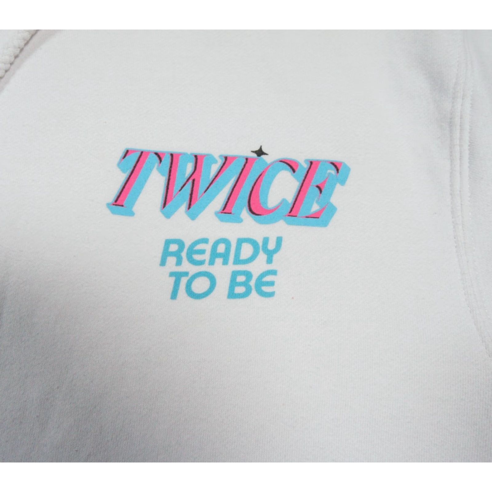 Vintage Twice Hoodie Mens Small White KPop Concert Sweatshirt Pullover Logo All Seasons Hoodie Regular Fit White Mens S Size US S / EU 44-46 / 1 - 3 Thumbnail
