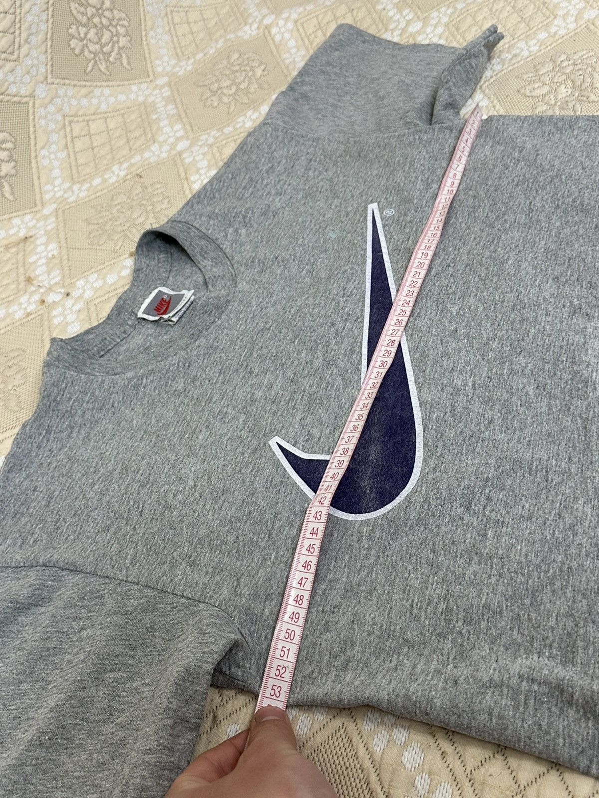 Nike 🔥 Vintage 80s Nike Big Logo Swoosh T Shirt USA 90s Stussy Size US M / EU 48-50 / 2 - 8 Thumbnail