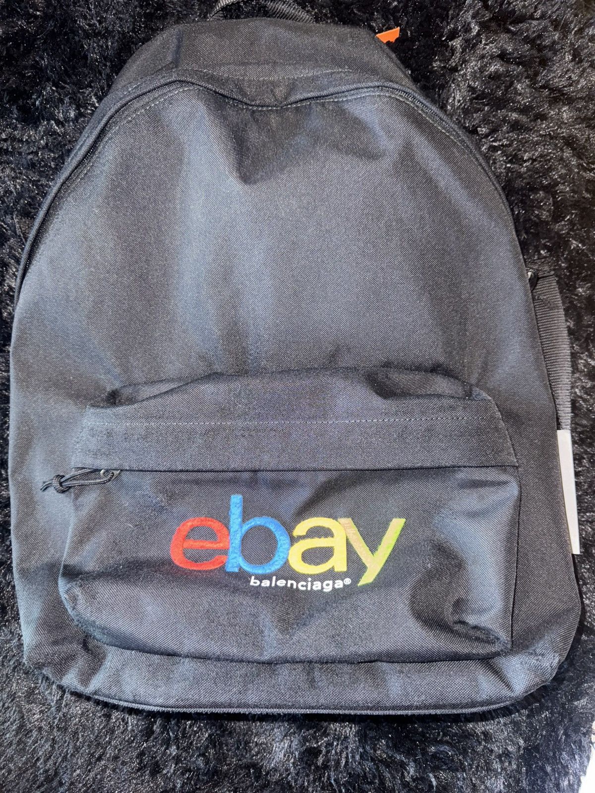Balenciaga × eBay Balenciaga X Ebay bladk backpack Size ONE SIZE - 1 Thumbnail