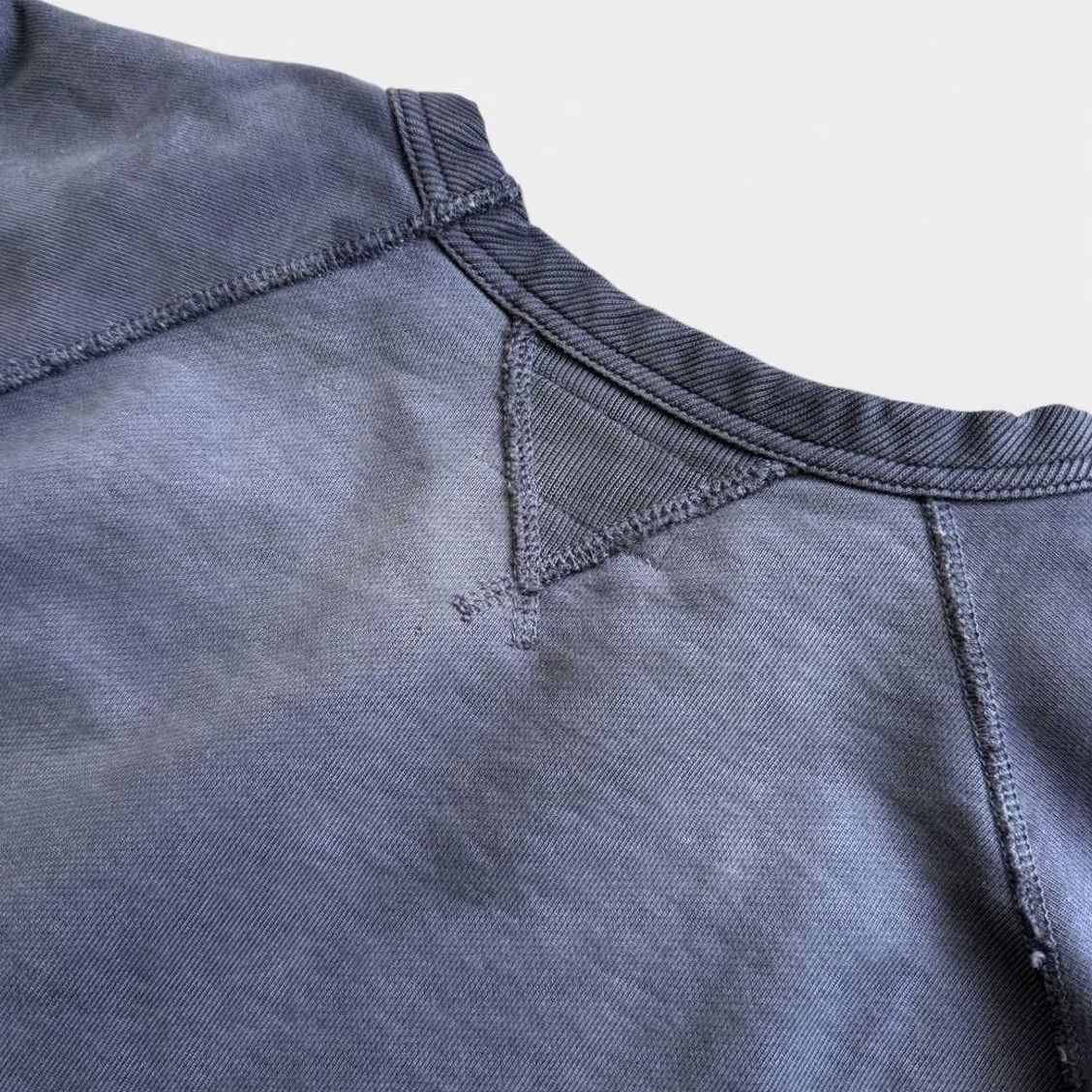Ralph Lauren RRL RALPH LAUREN SWEATSHIRT SIZE 2XL NAVY GARMENT-DYED FRENCH TERRY USED MEN Size US XXL / EU 58 / 5 - 6 Thumbnail