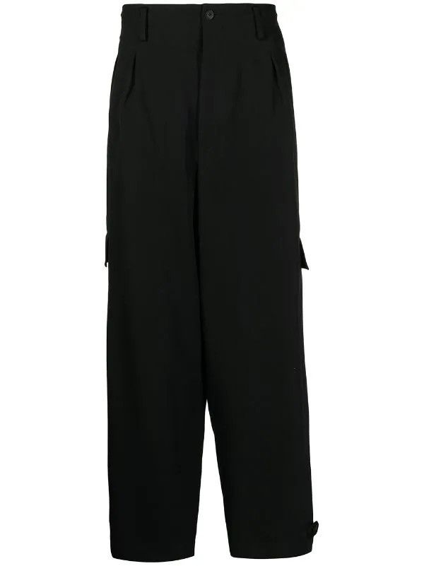 image of Yohji Yamamoto Pour Homme Cargo Pant in Black, Men's (Size 30)