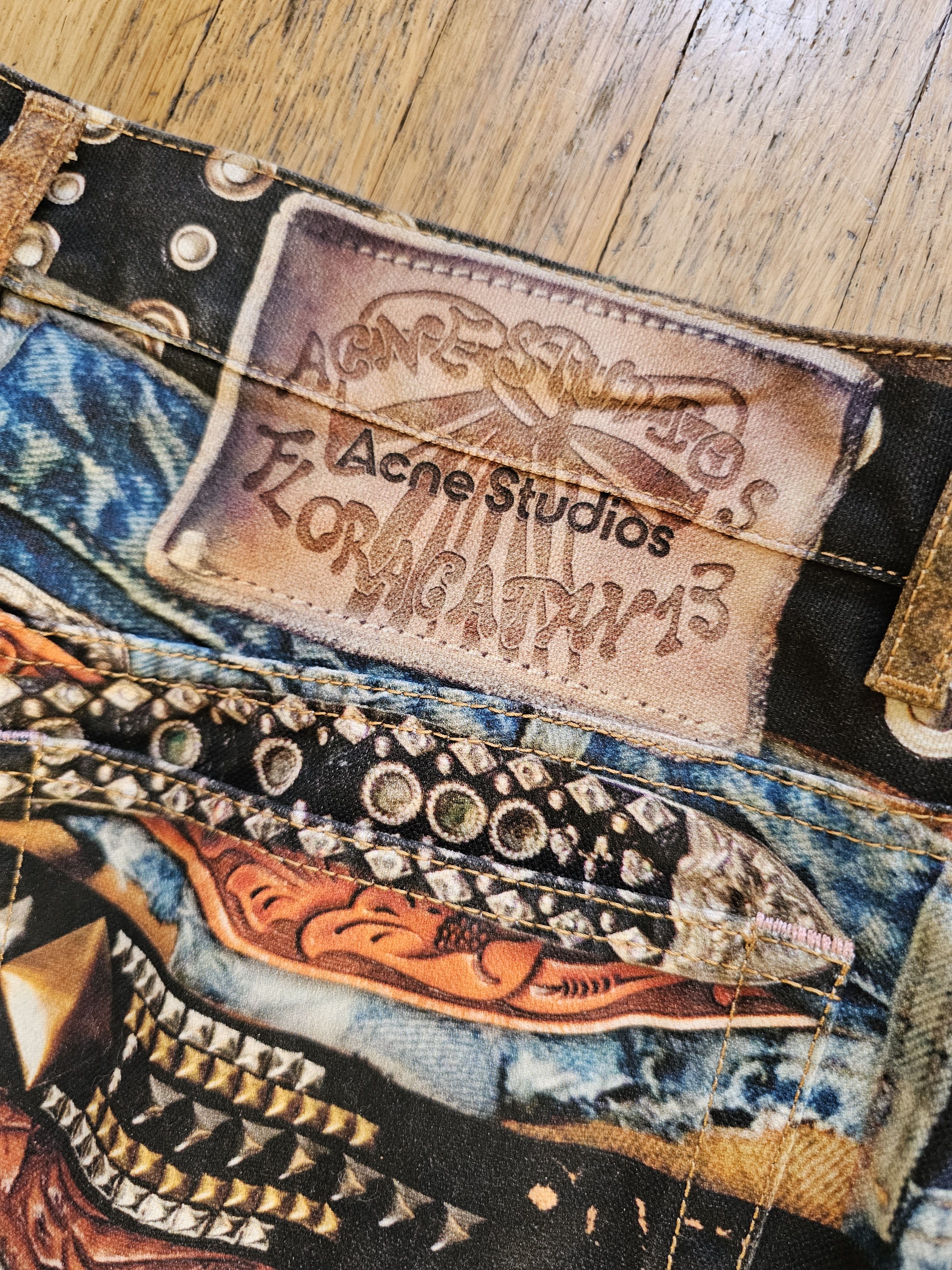 Acne Studios Acne Studios 2006M Trompe l'oeil Belt Jeans Size US 32 / EU 48 - 7 Thumbnail