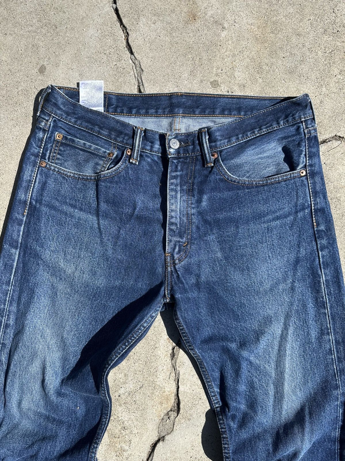 Levi's Levis 505 blue jeans Size US 34 / EU 50 - 3 Thumbnail