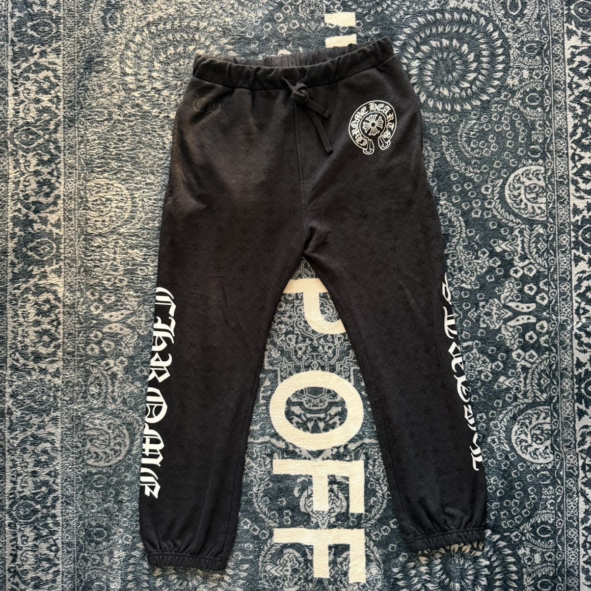 Chrome Hearts Chrome Hearts Monogram Horseshoe Logo Thermal Sweatpants Size US 32 / EU 48 - 1 Thumbnail