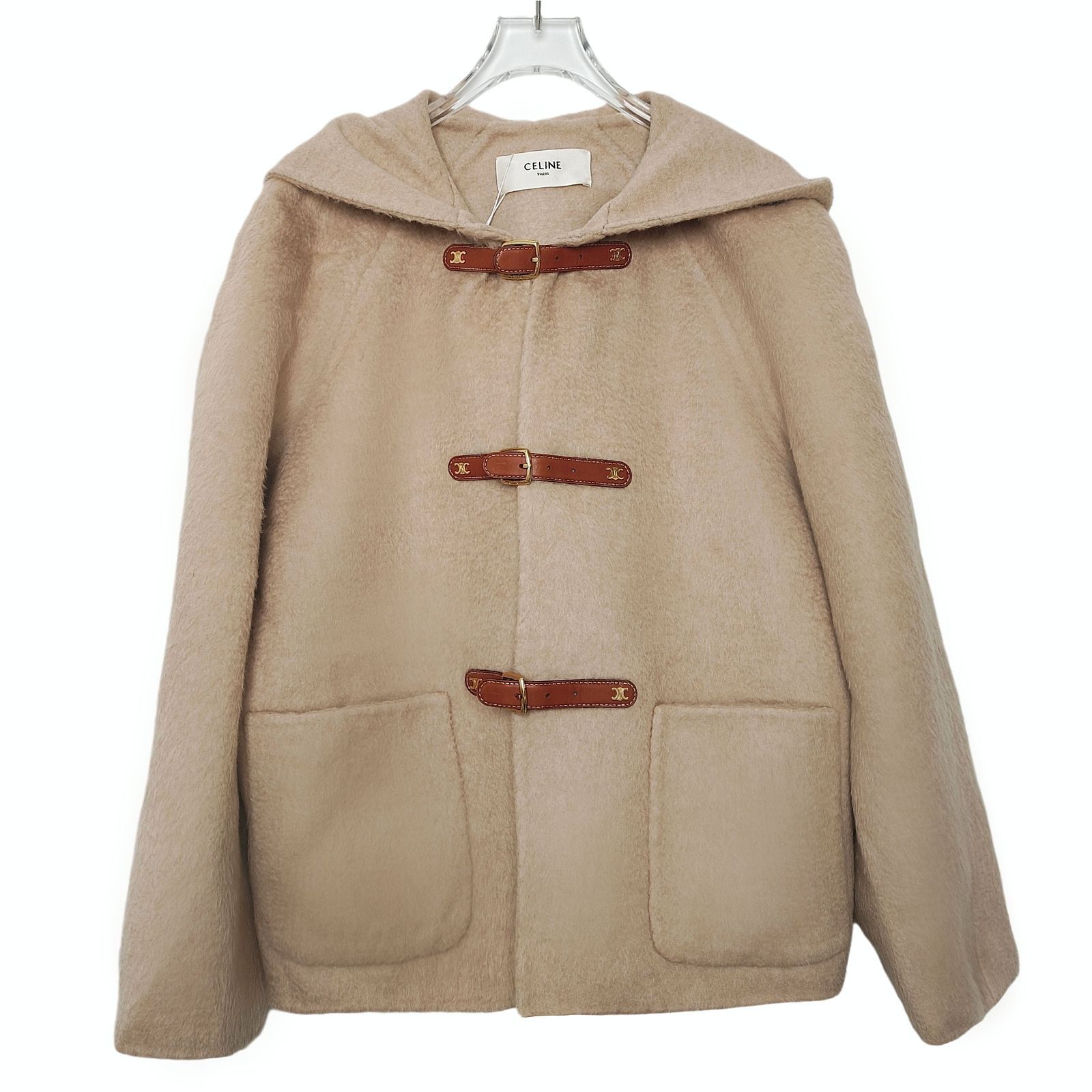 Celine Celine Camel Hair Hooded Jacket Size 38 Size S / US 4 / IT 40 - 1 Thumbnail