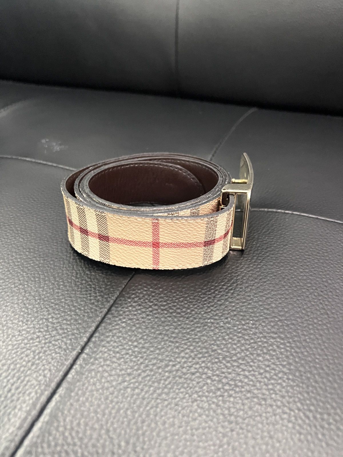 Burberry Burberry Equestrian Knight Check Belt Size ONE SIZE - 7 Thumbnail