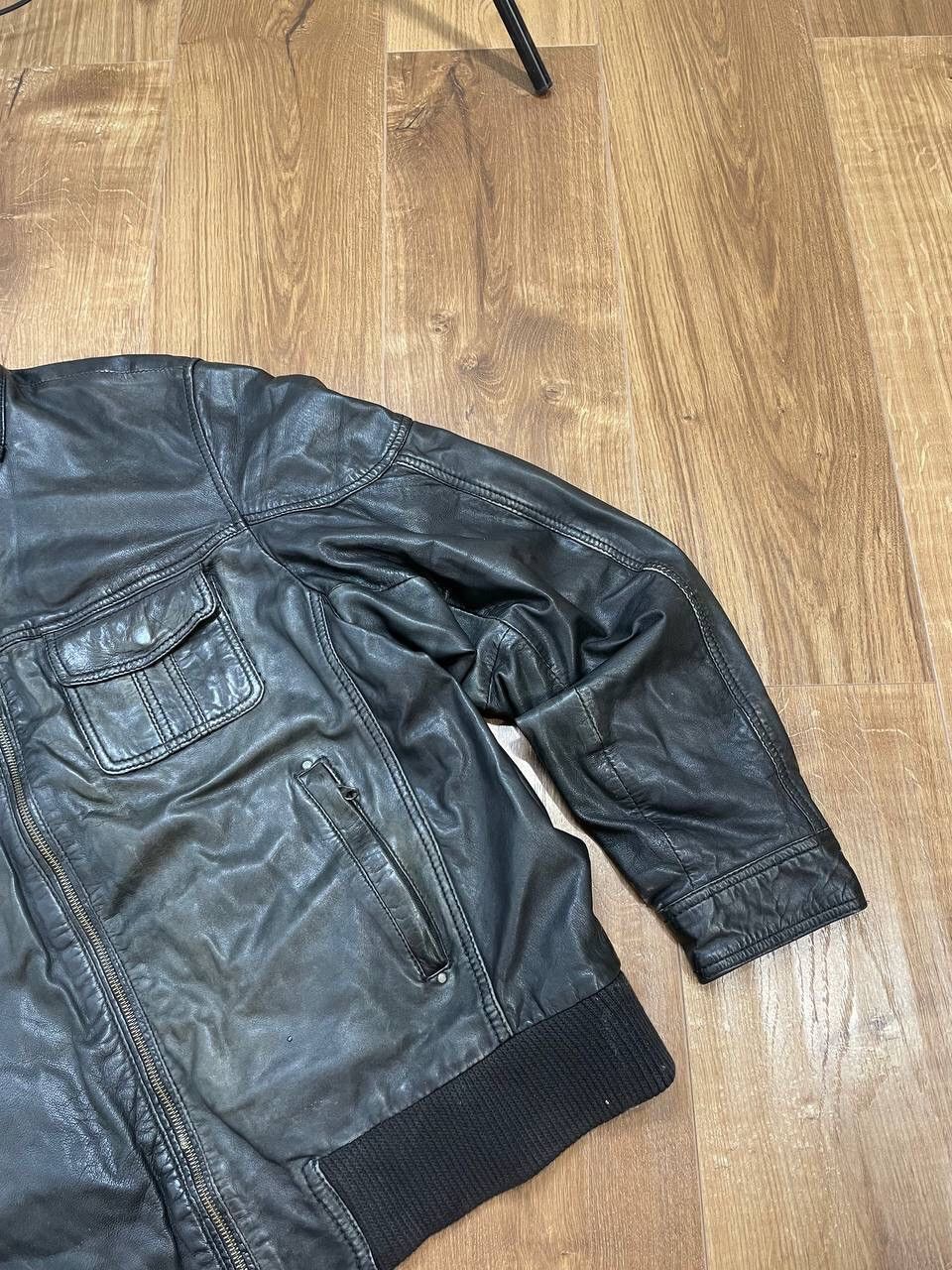 Genuine Leather Vintage Genuine Leather Aviator Leather Jacket Garment Dyed Size US L / EU 52-54 / 3 - 8 Thumbnail