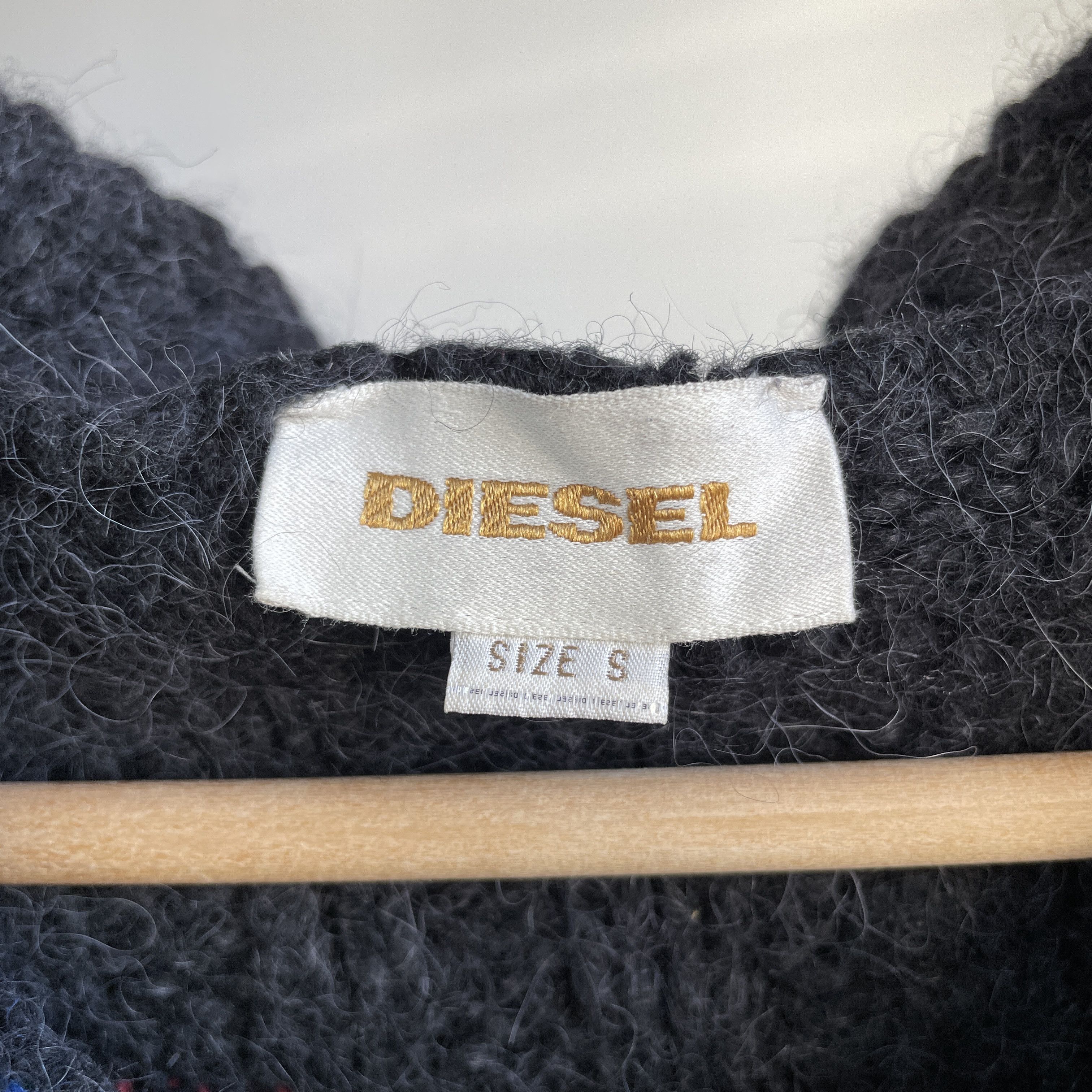 Diesel Diesel Womens Wool Mohair Zip Hoodie Sweater Size S Size S / US 4 / IT 40 - 9 Thumbnail