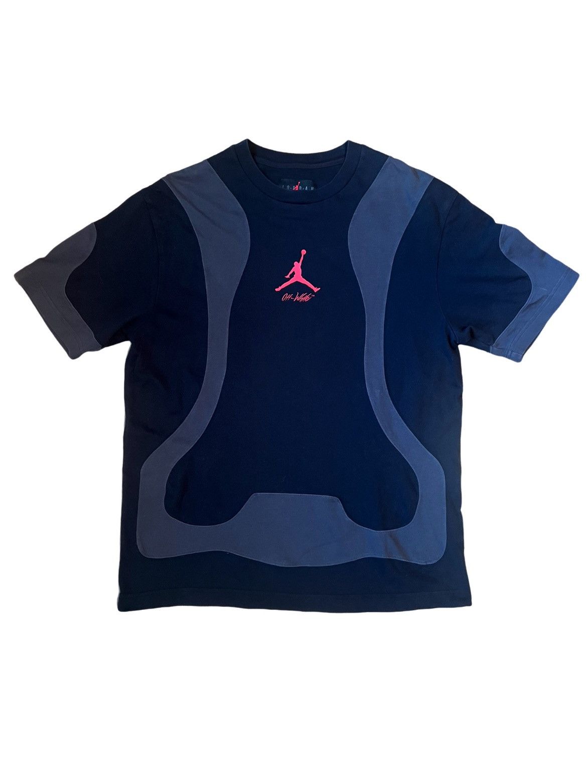 image of Jordan Off White Off White Air Jordan T-Shirt in Black, Men's (Size Medium)